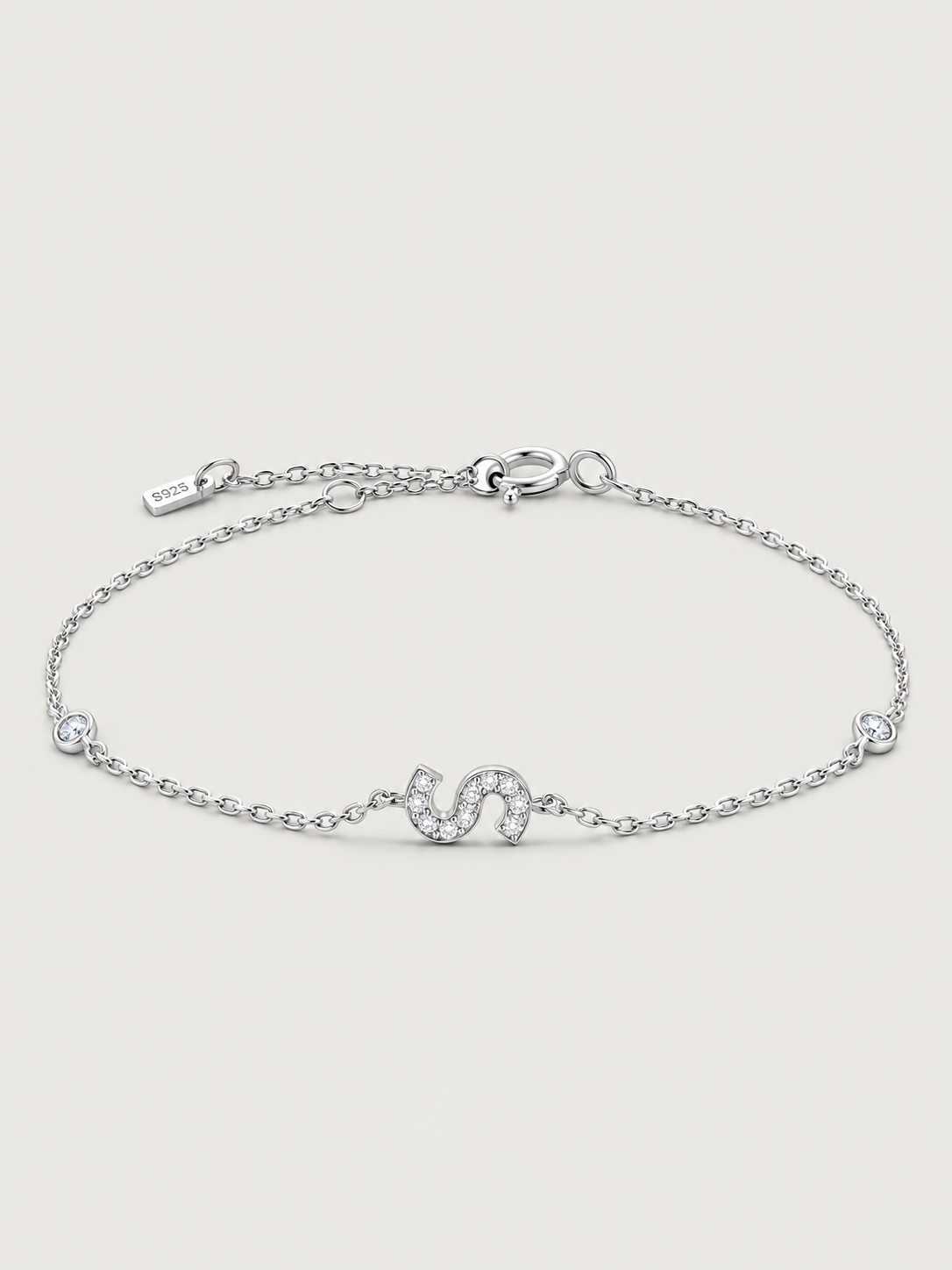 Brățară din Argint Silver Initial Spark Litera S