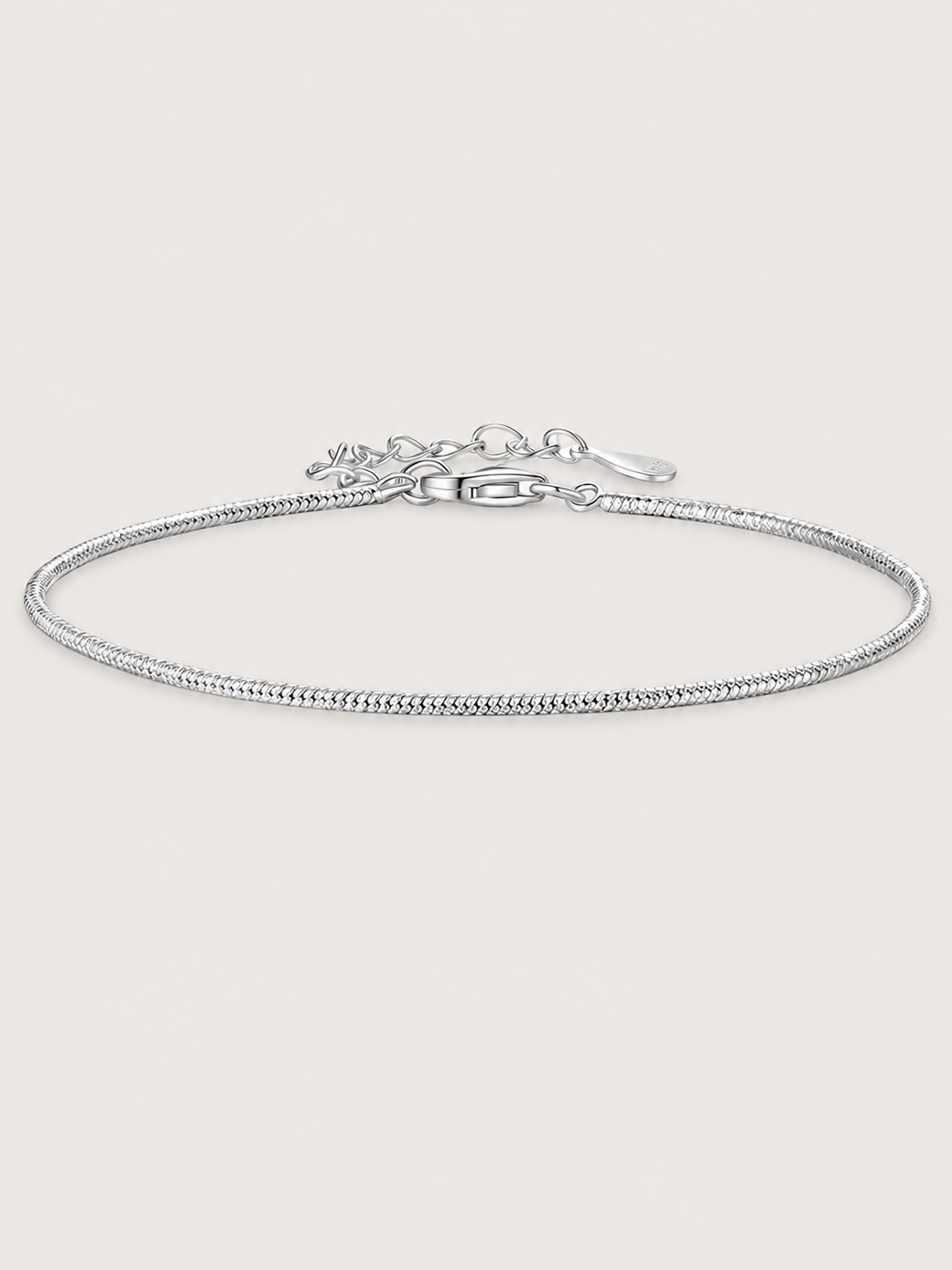 Brățară din argint 925 Slim Chain cu design subțire minimalist și elegant