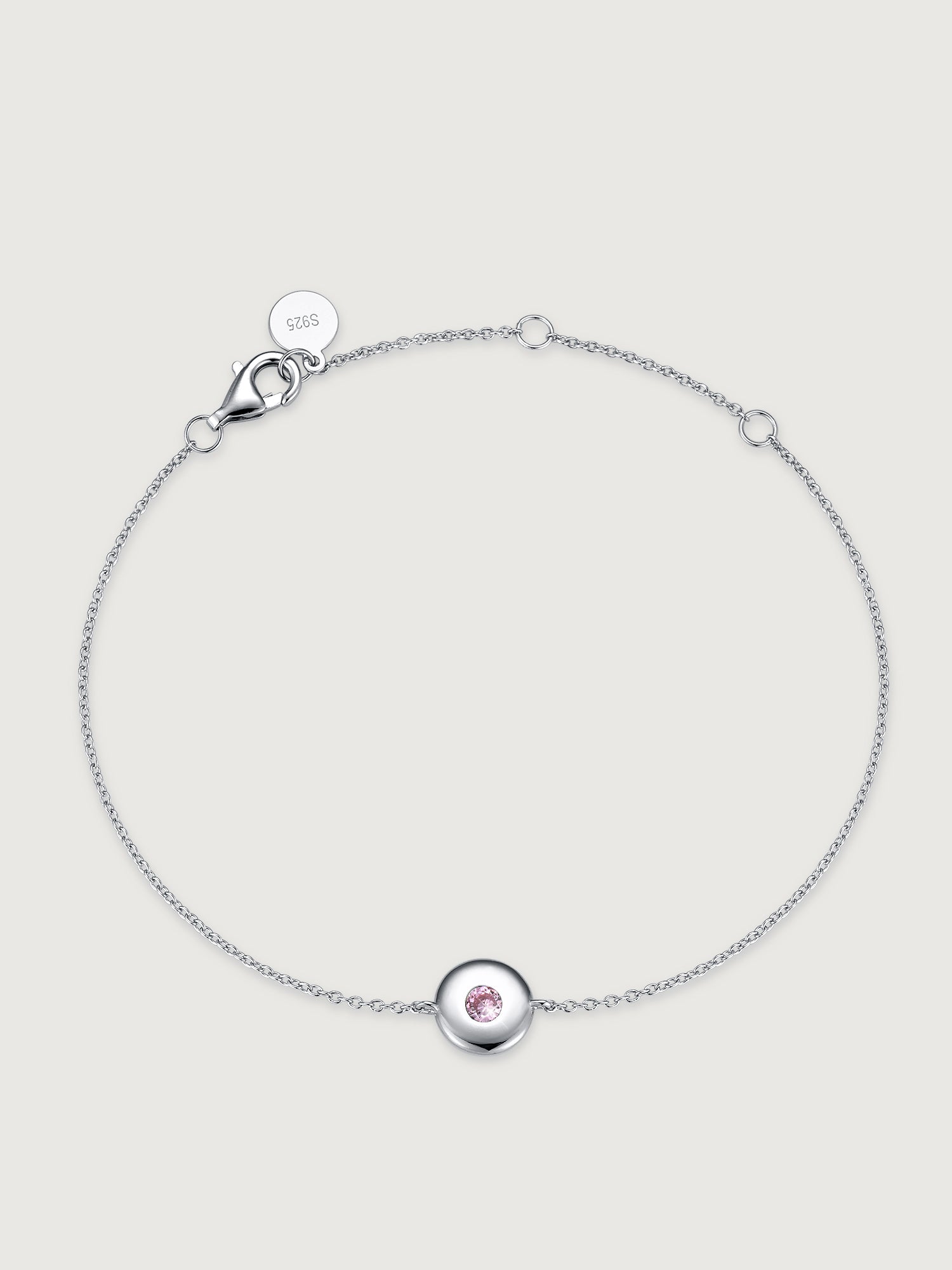 Brățară Birthstone Octombrie din argint 925