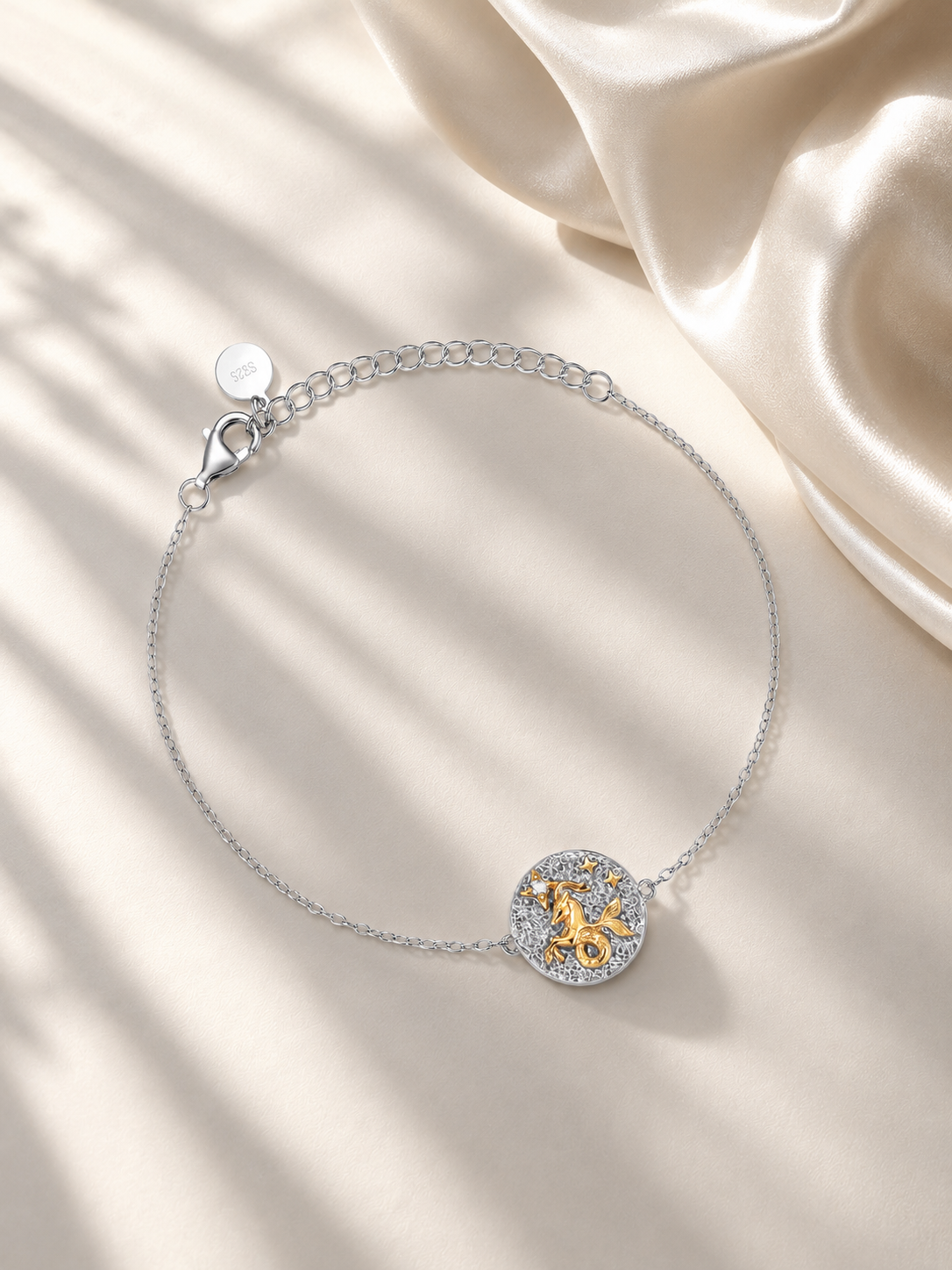 Brățară Zodiac Celestial Capricorn argintie