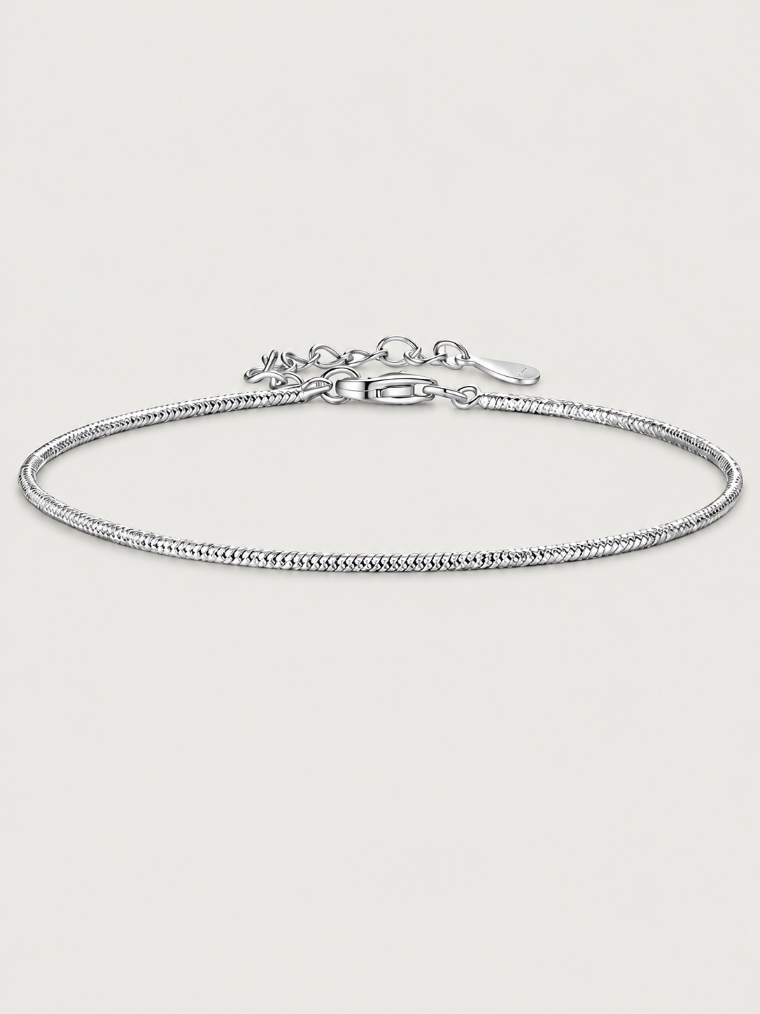 Brățară din argint 925 Slim Chain cu design subțire minimalist și elegant