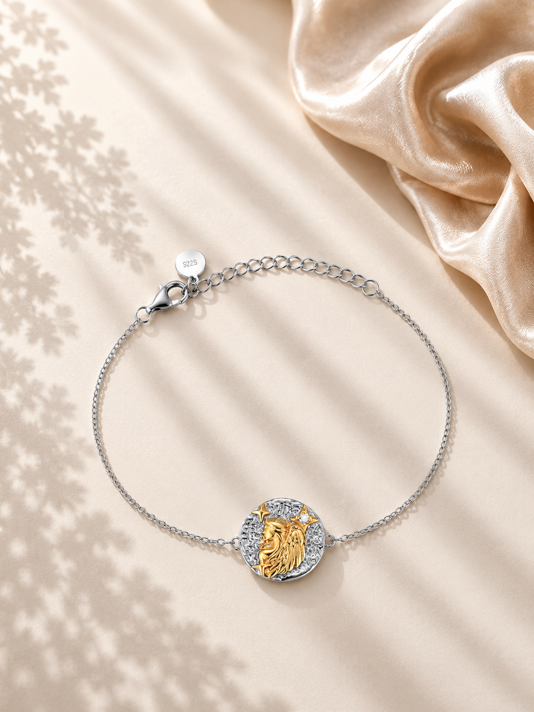 Brățară Zodiac Celestial Fecioară argintie