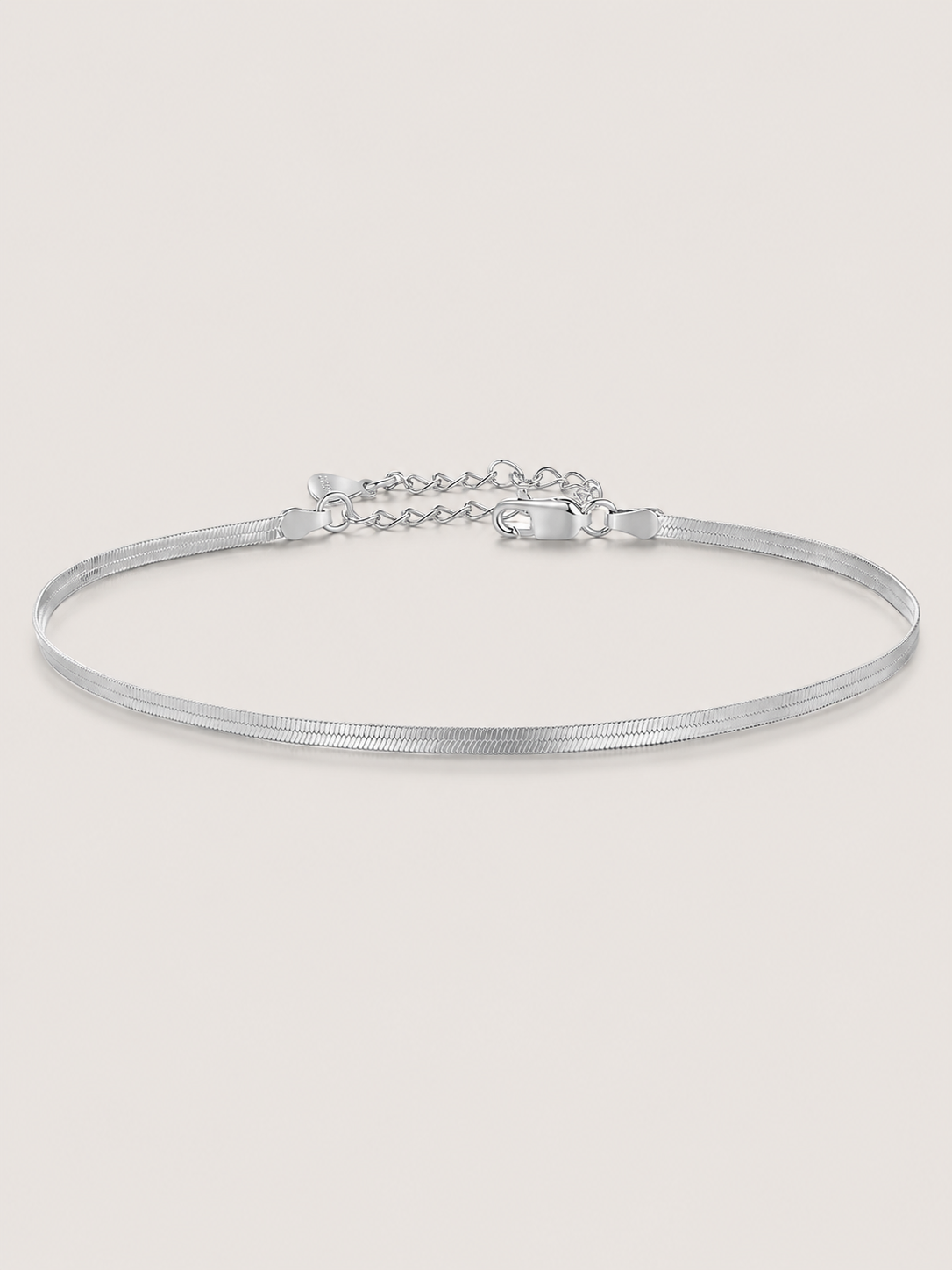 Brățară de gleznă Silver Sleek din argint 925