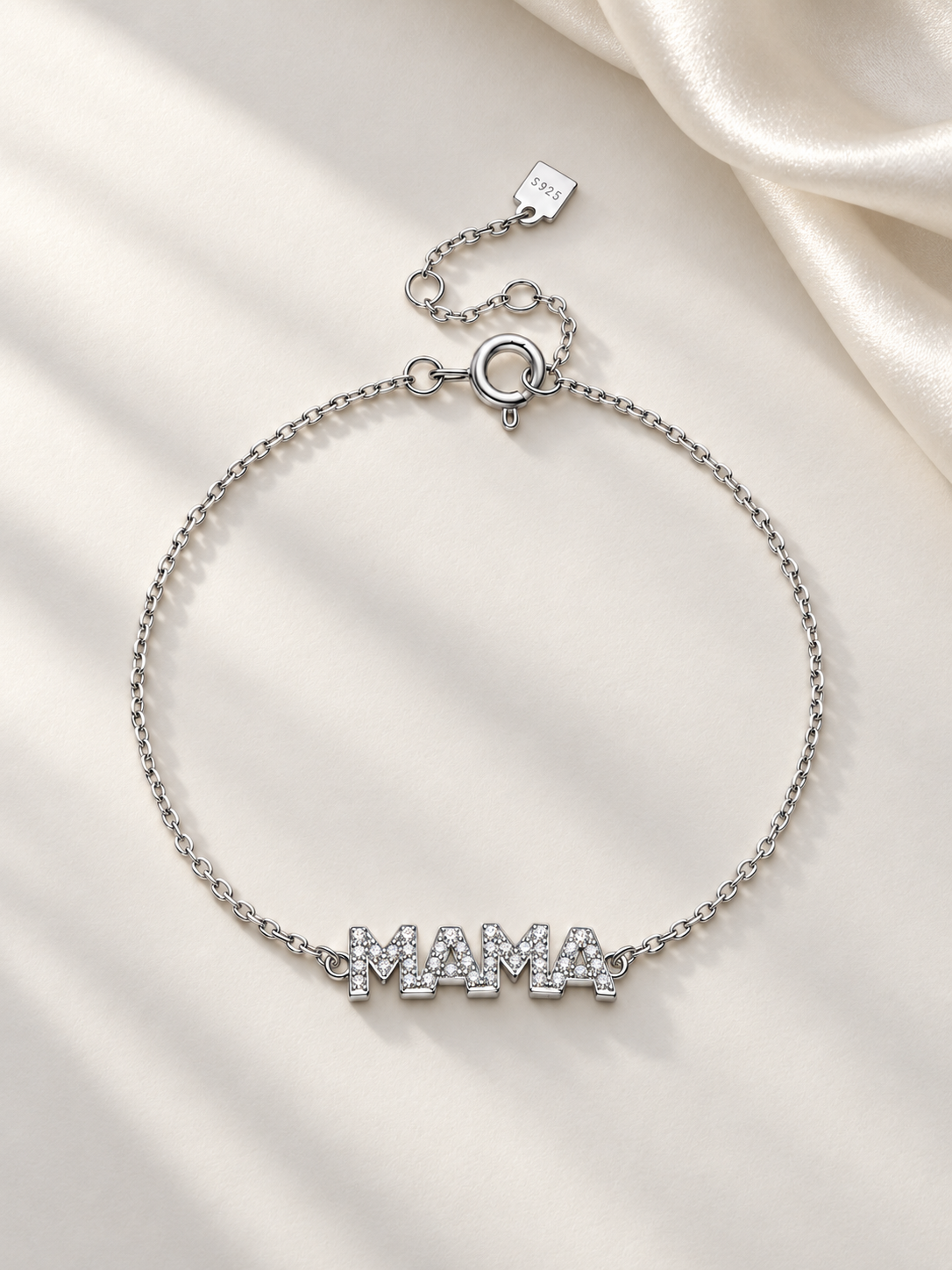 Brățară MAMA din argint 925 Silver