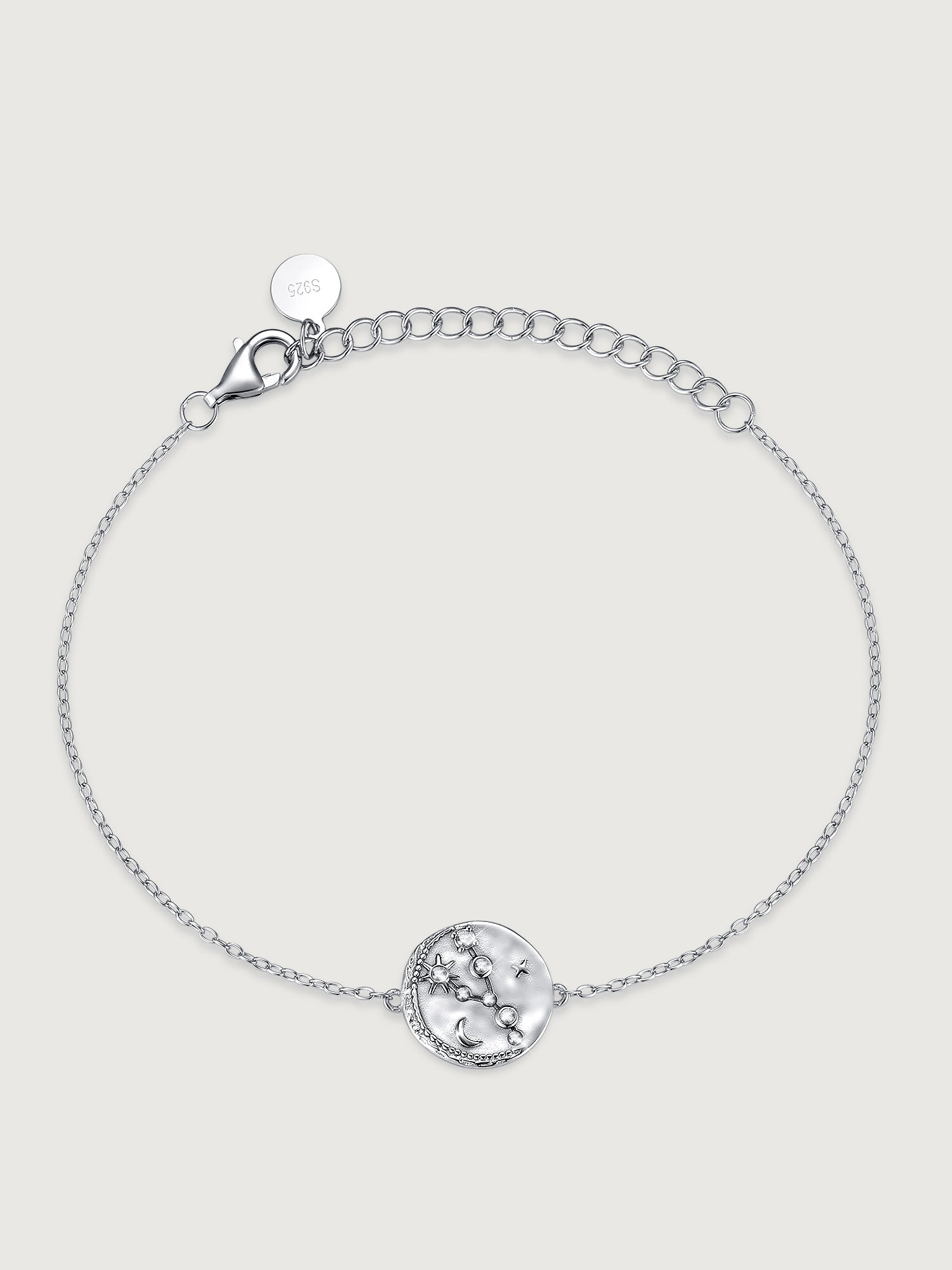 Brățară din Argint Moissanite Constellation Celestial Rac
