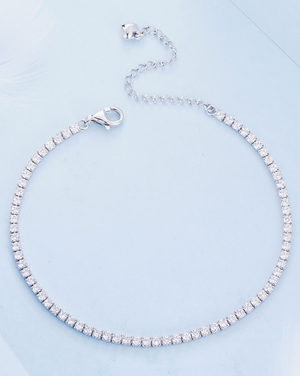 Bratara din Argint Tennis Charming Crystals