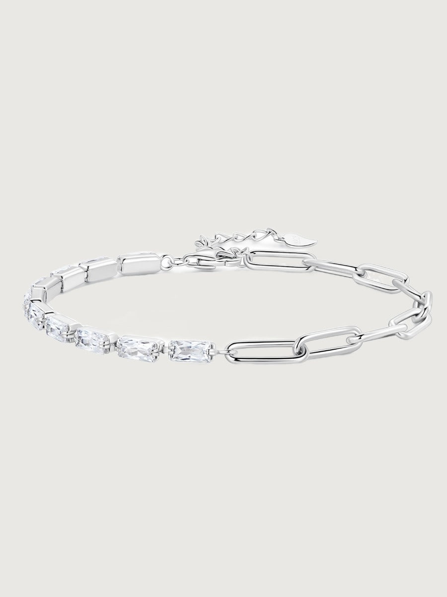 Bratara din Argint Chain Zircon