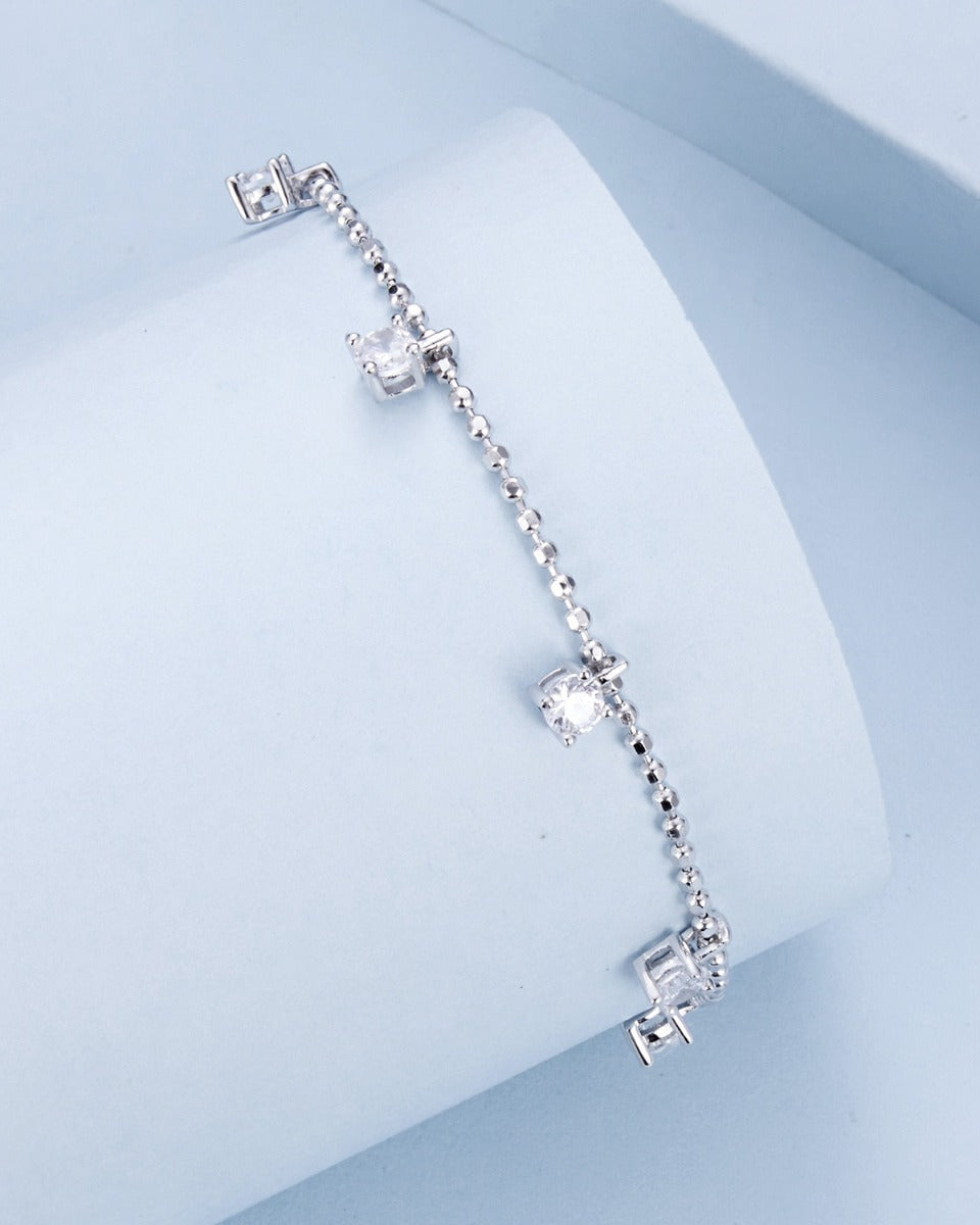 Bratara din Argint Glamorous Crystal Cascade