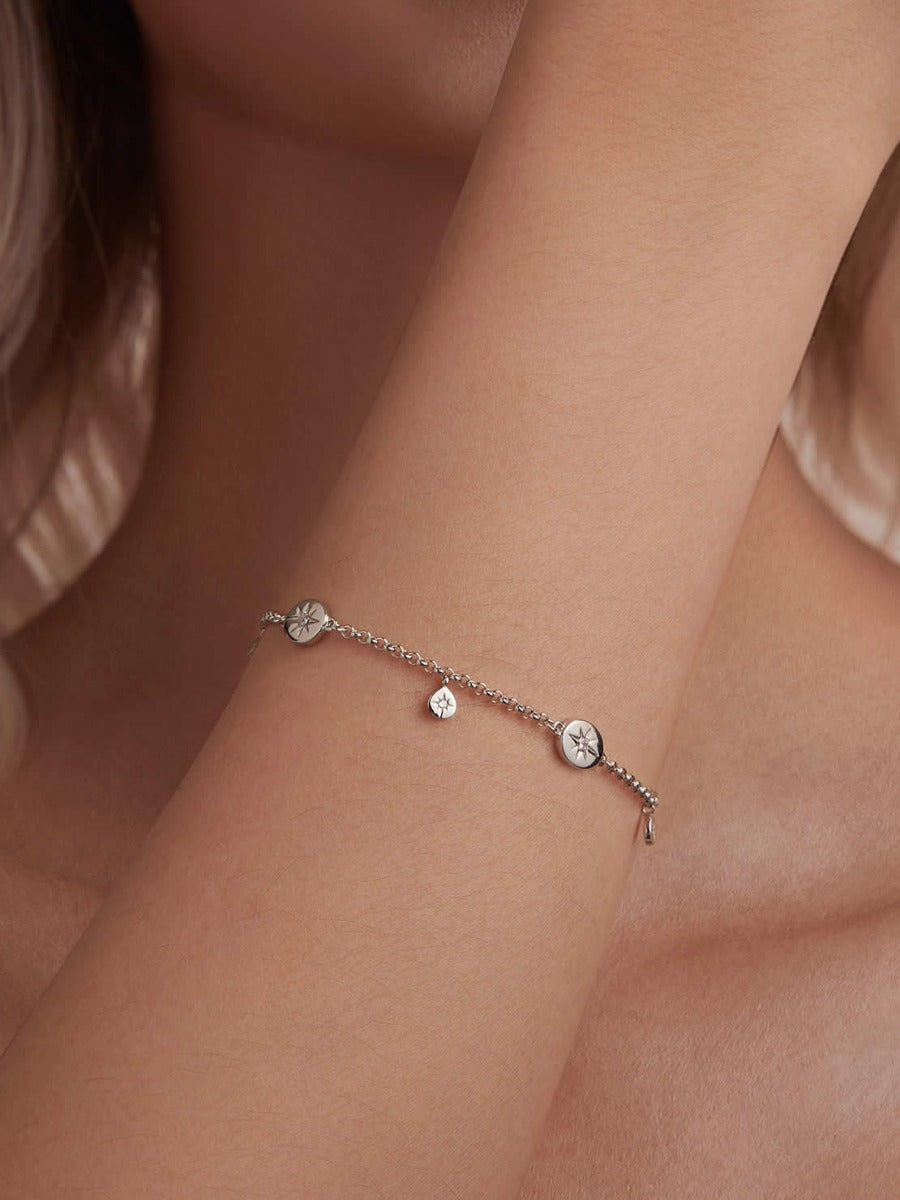 Bratara din argint Celestial Charm