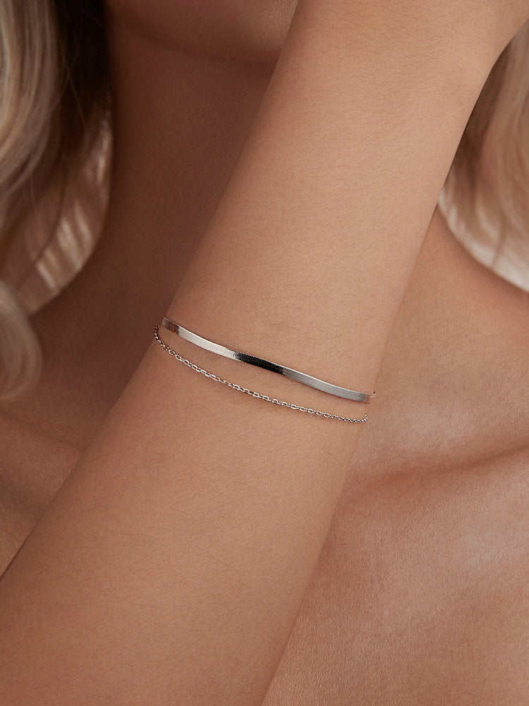 Bratara din argint Sleek Elegance