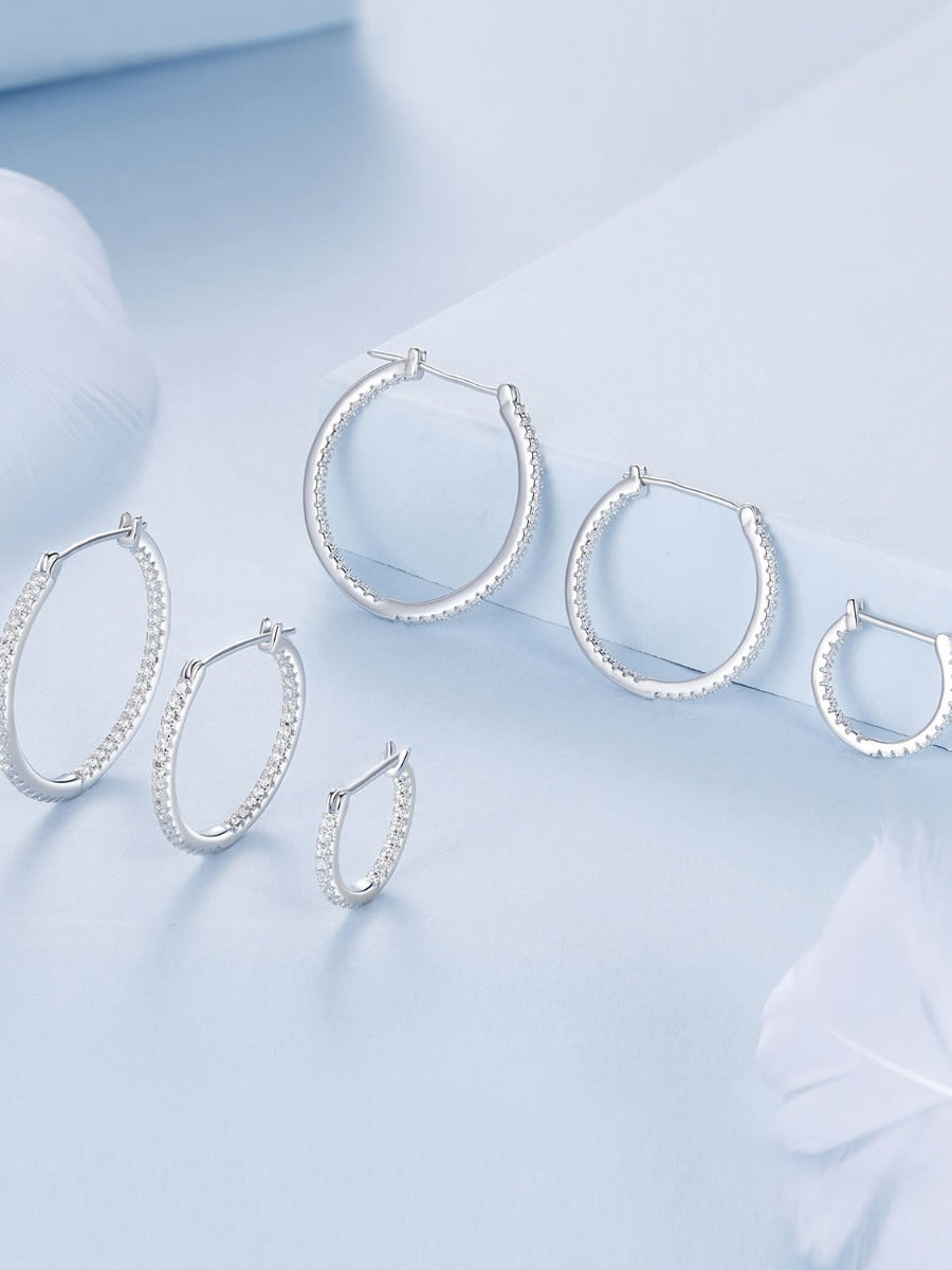 Cercei din argint Starry Night Small