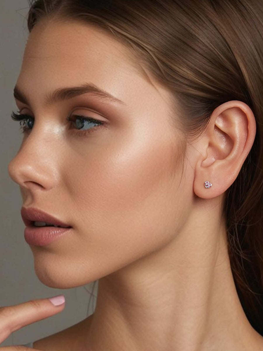 Cercei din Argint Aurora Heart