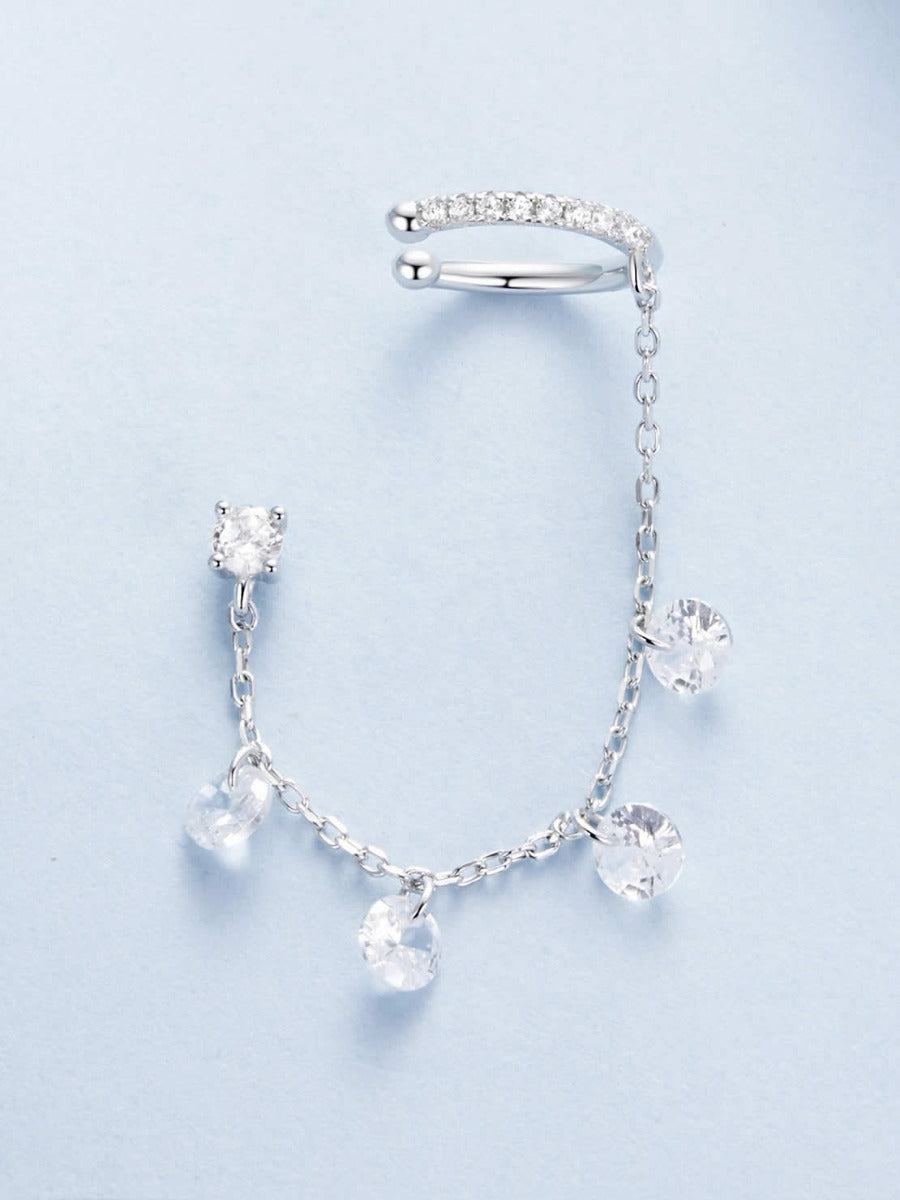 Cercei din Argint Celestial Drip