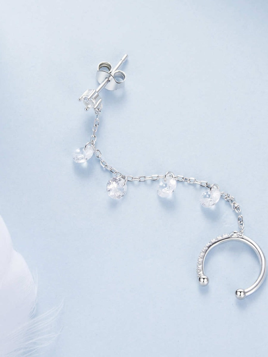 Cercei din Argint Celestial Drip