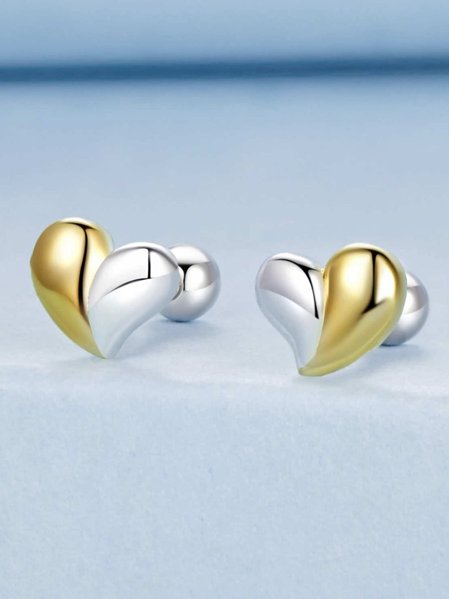 Cercei din Argint Fusion Heart