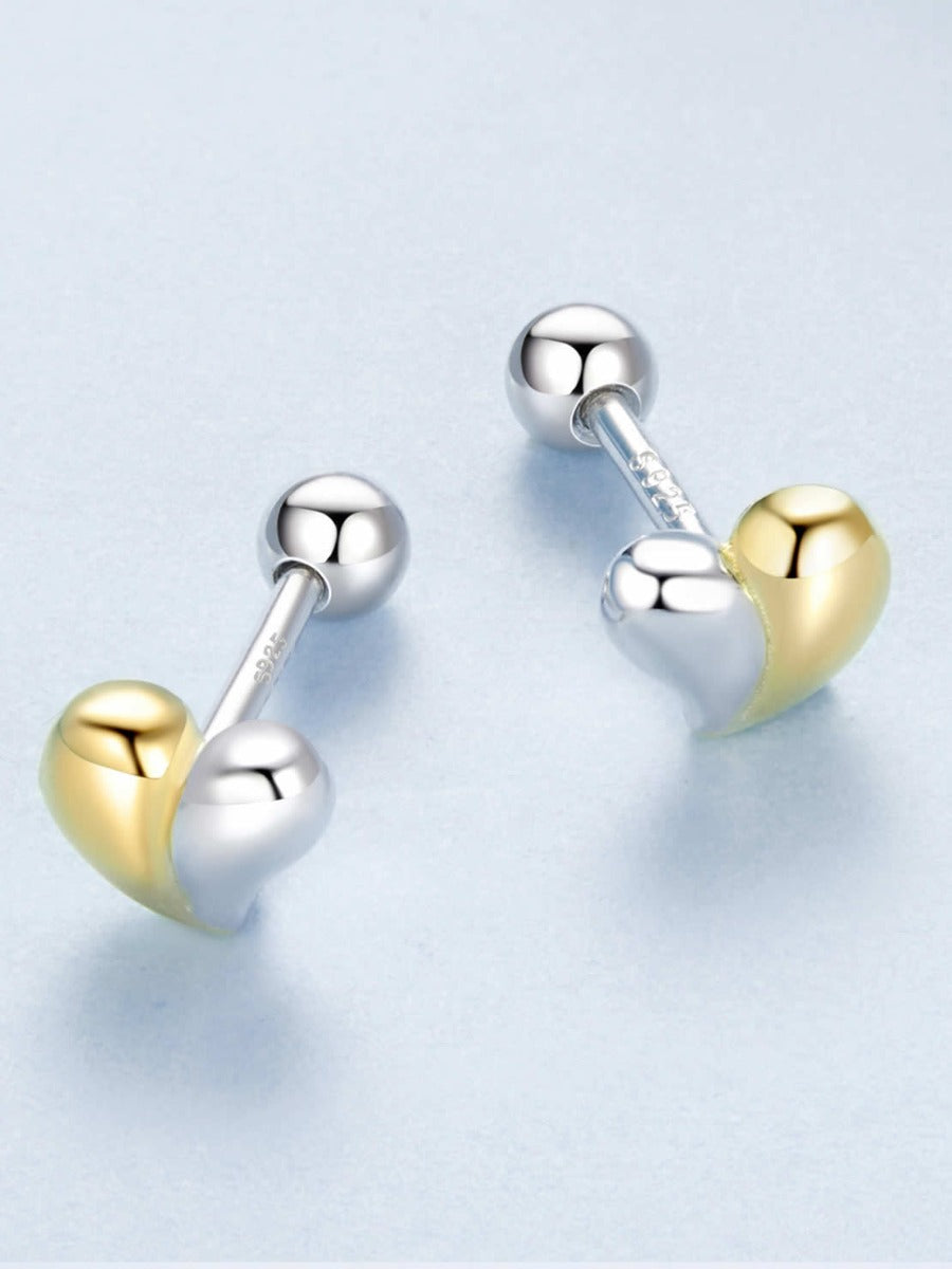 Cercei din Argint Fusion Heart