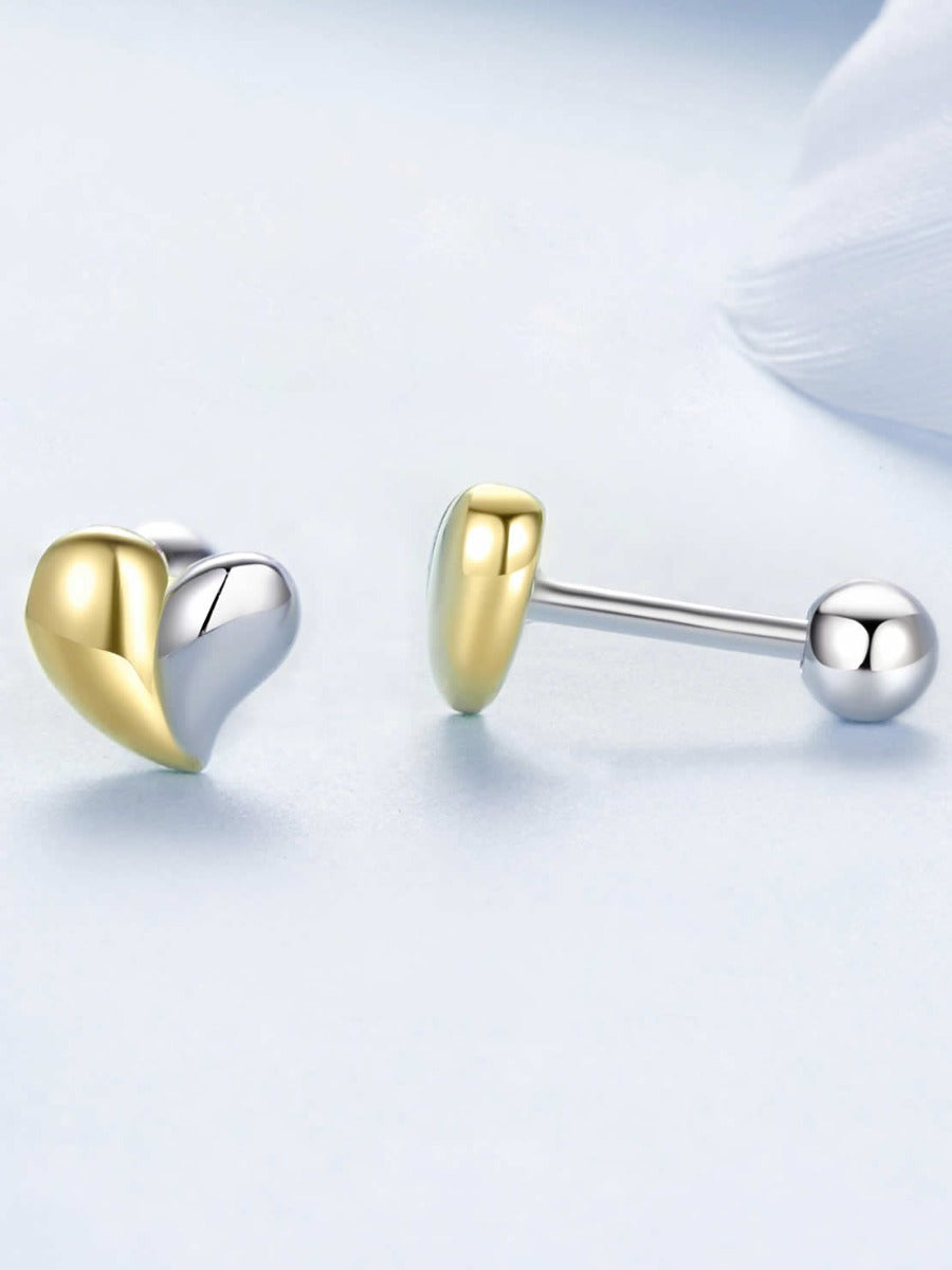 Cercei din Argint Fusion Heart