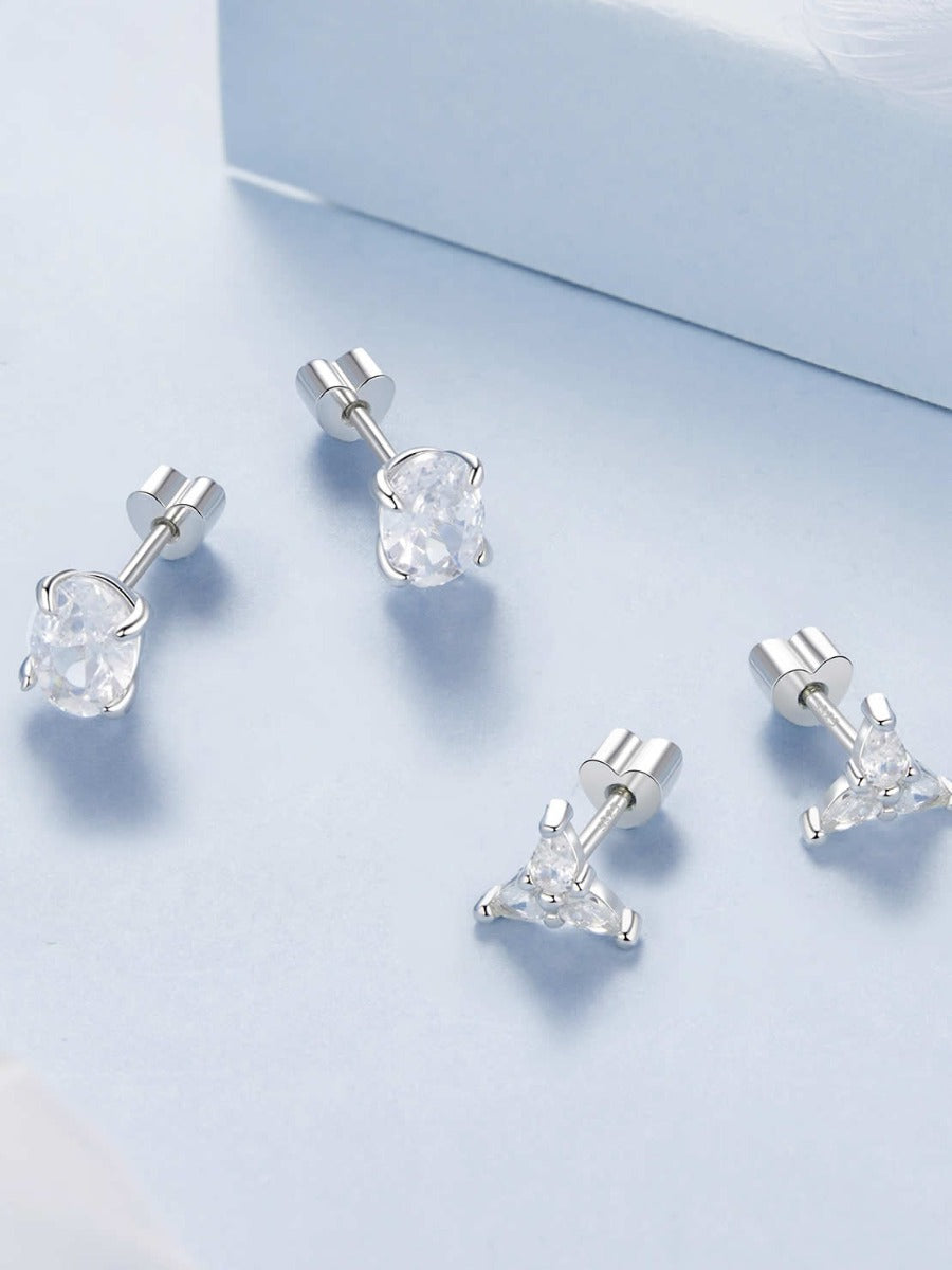 Cercei din Argint Trinity Spark