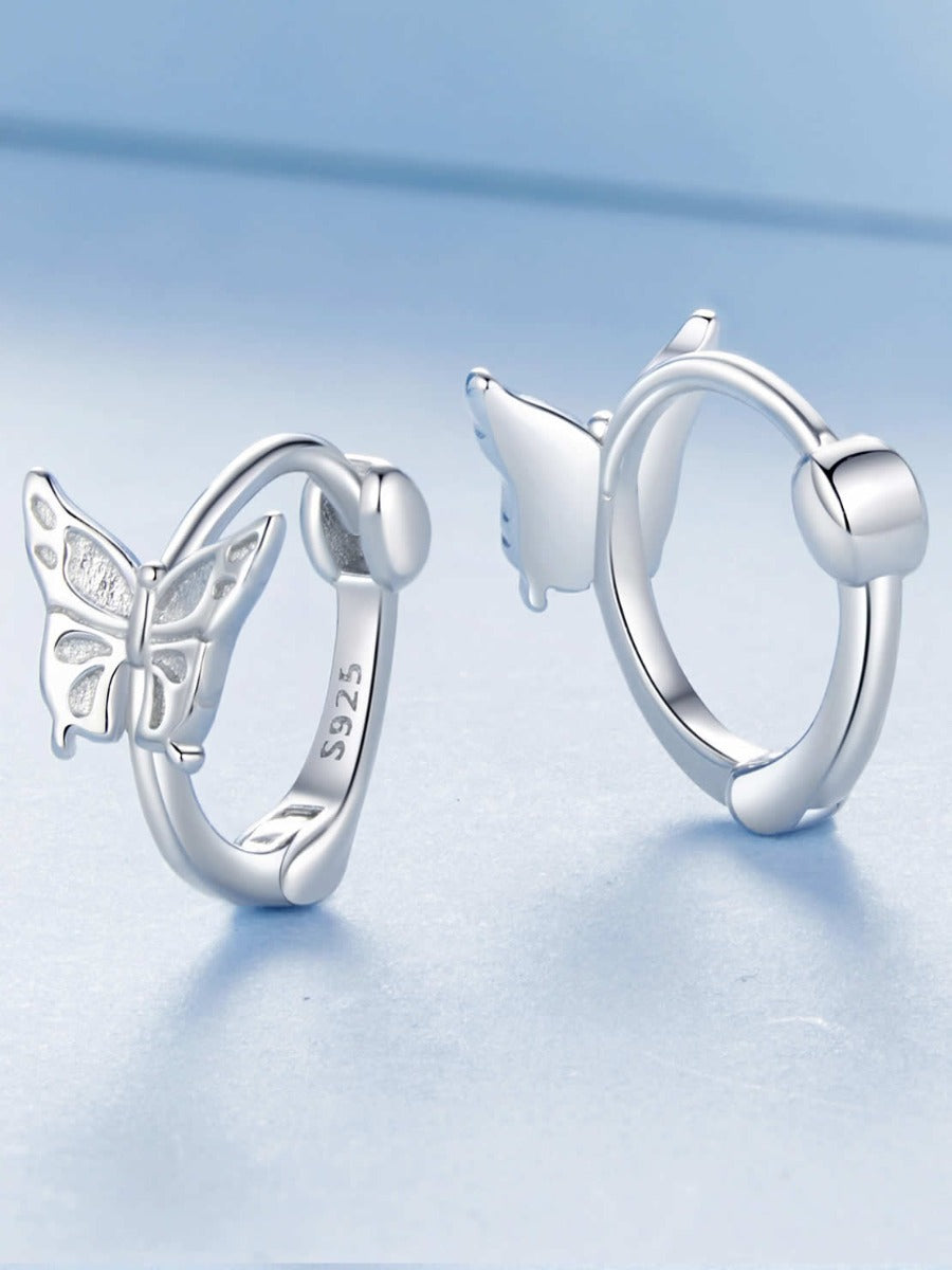 Cercei din Argint Butterfly Whimsy