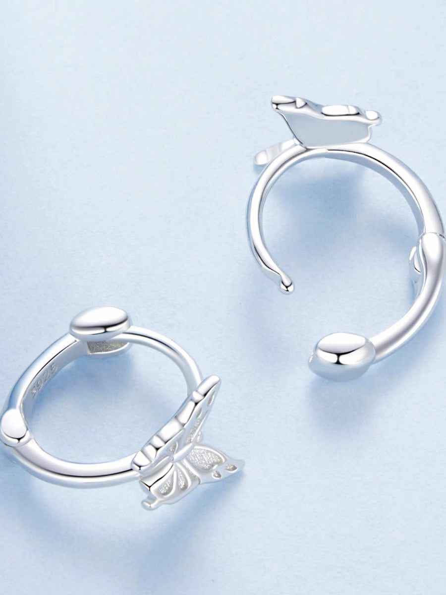 Cercei din Argint Butterfly Whimsy