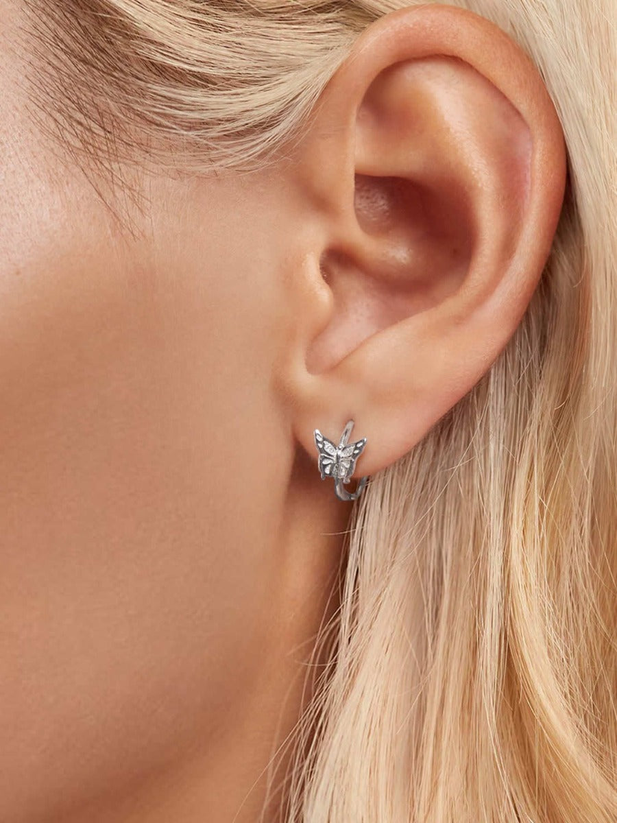 Cercei din Argint Butterfly Whimsy
