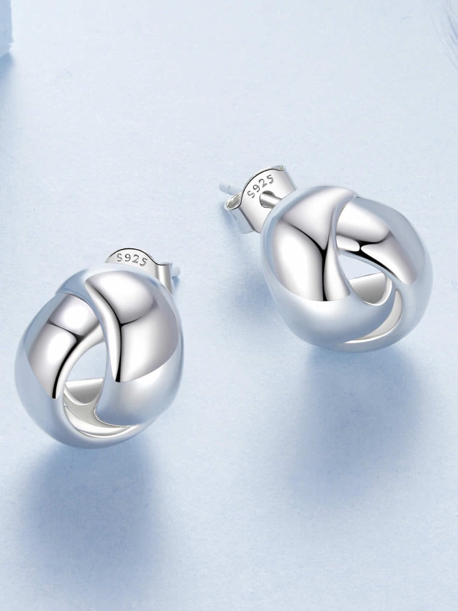 Cercei din Argint Infinite Loop