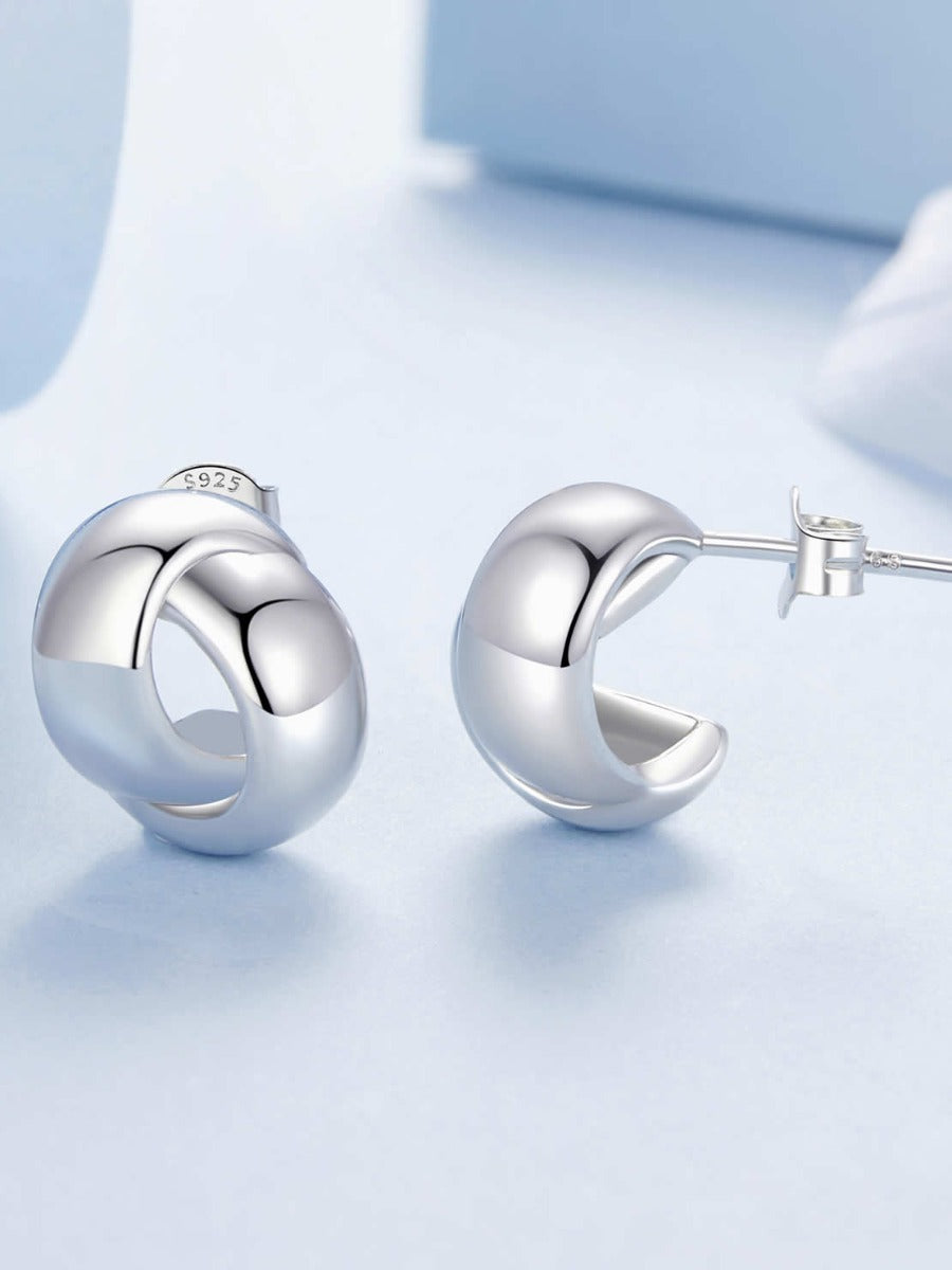 Cercei din Argint Infinite Loop