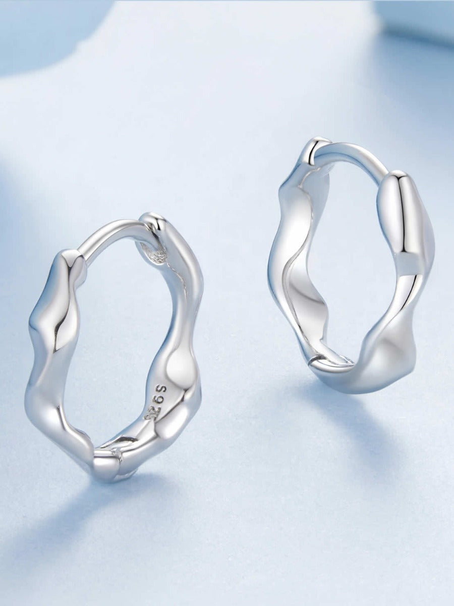 Cercei din Argint Fluid Motion