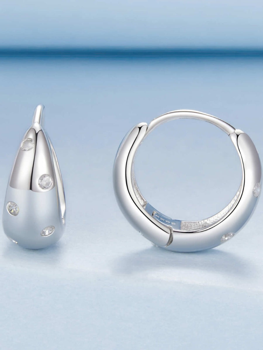 Cercei din Argint Lustrous Dots