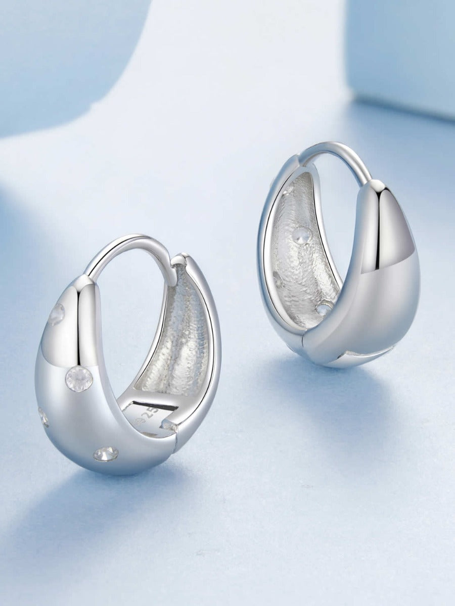 Cercei din Argint Lustrous Dots