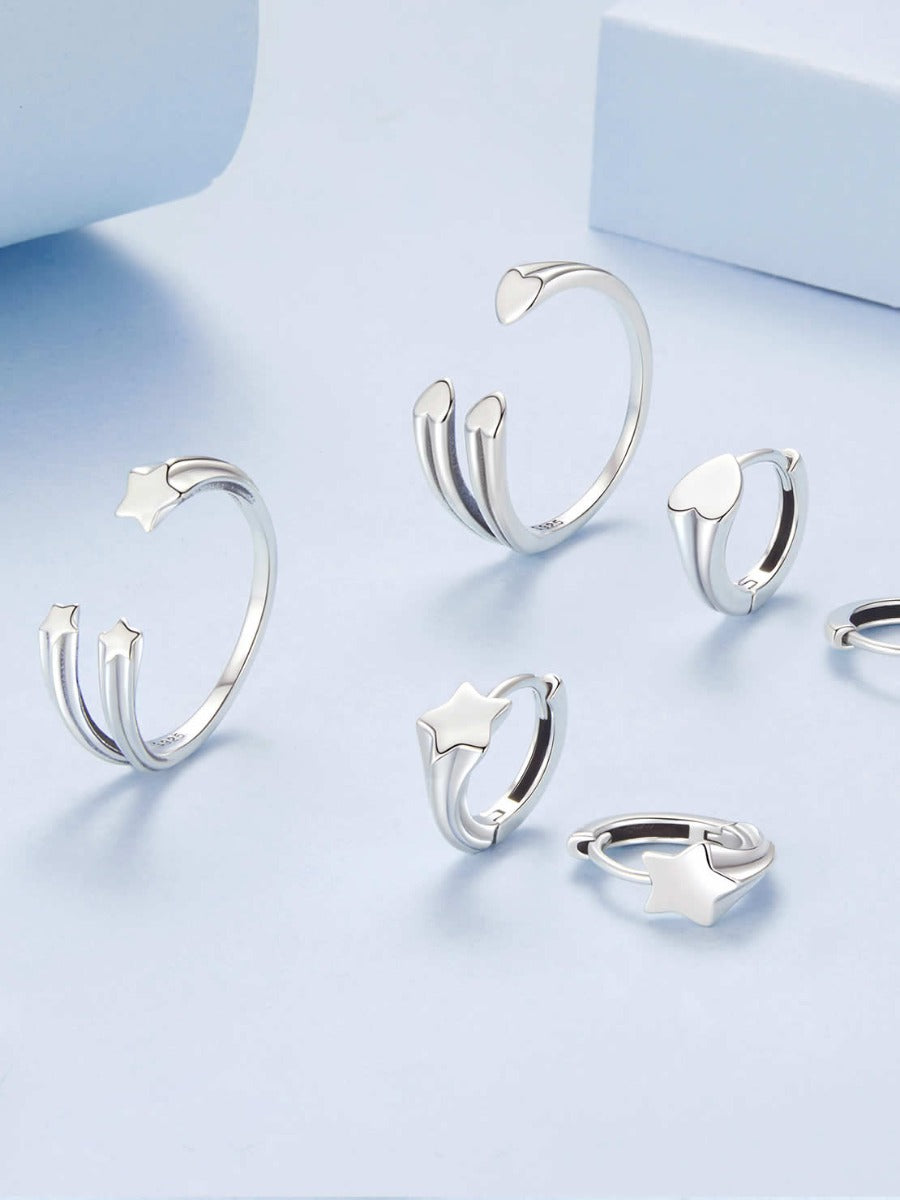 Cercei din Argint Loving Embrace