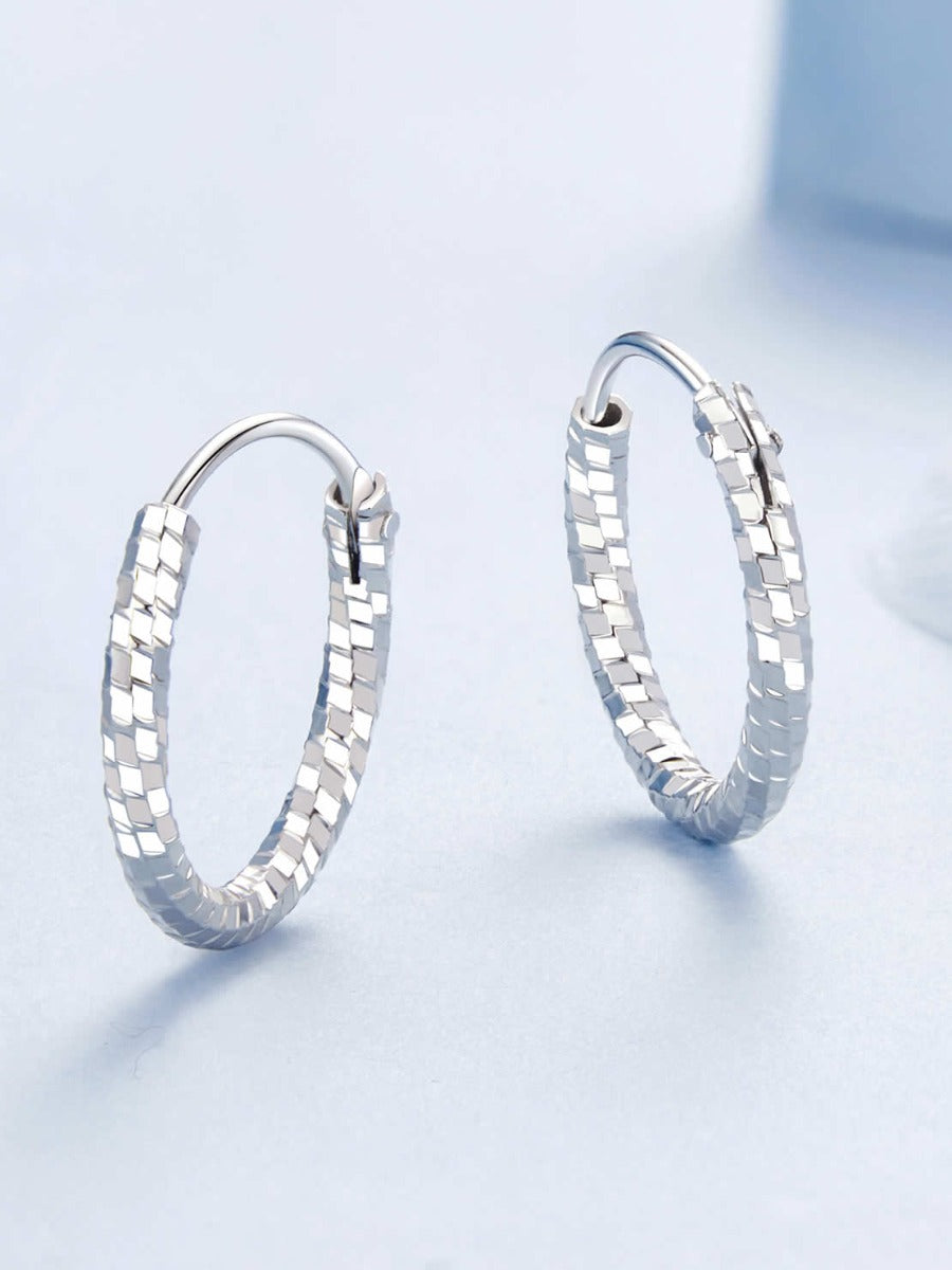 Cercei din Argint Stardust Hoops S