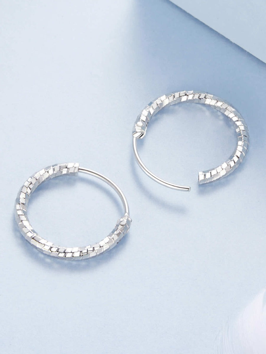 Cercei din Argint Stardust Hoops S