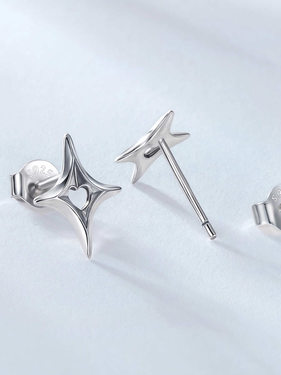 Cercei din Argint Heartbeam