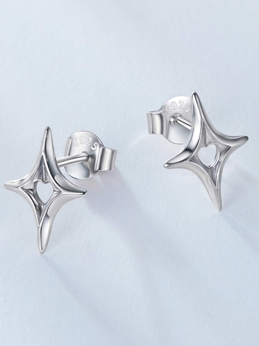 Cercei din Argint Heartbeam