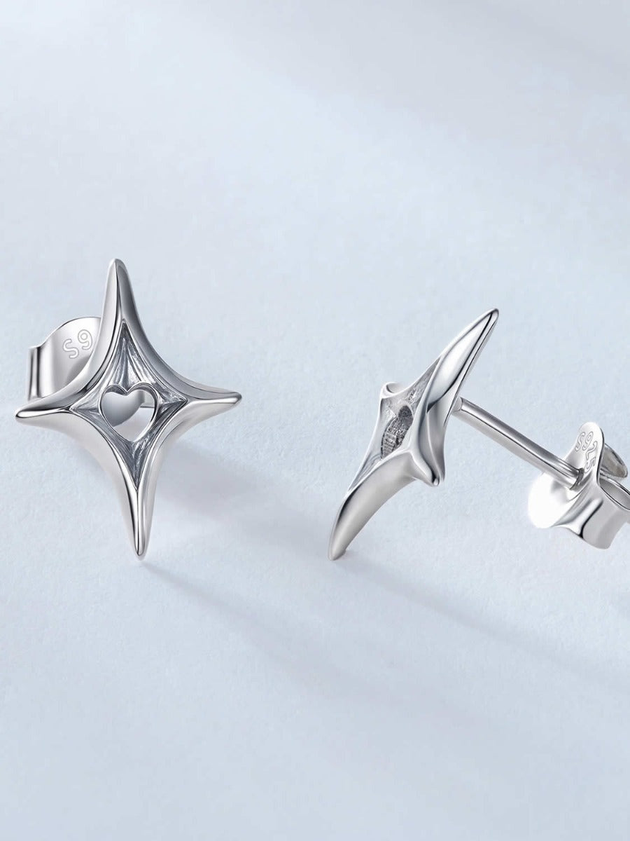 Cercei din Argint Heartbeam