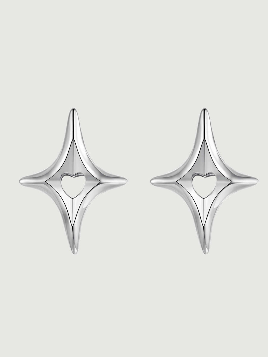 Cercei din Argint Heartbeam