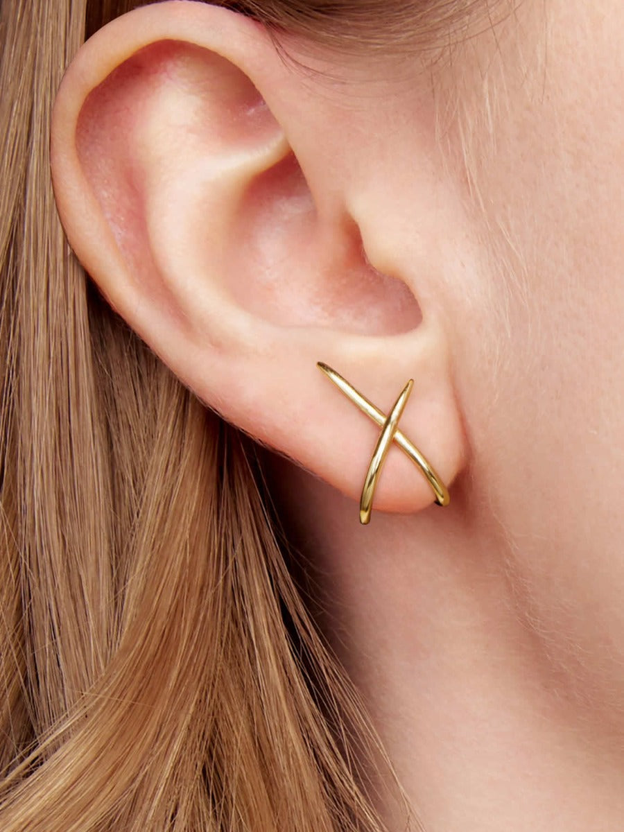 Cercei din Argint Gold Infinite Grace