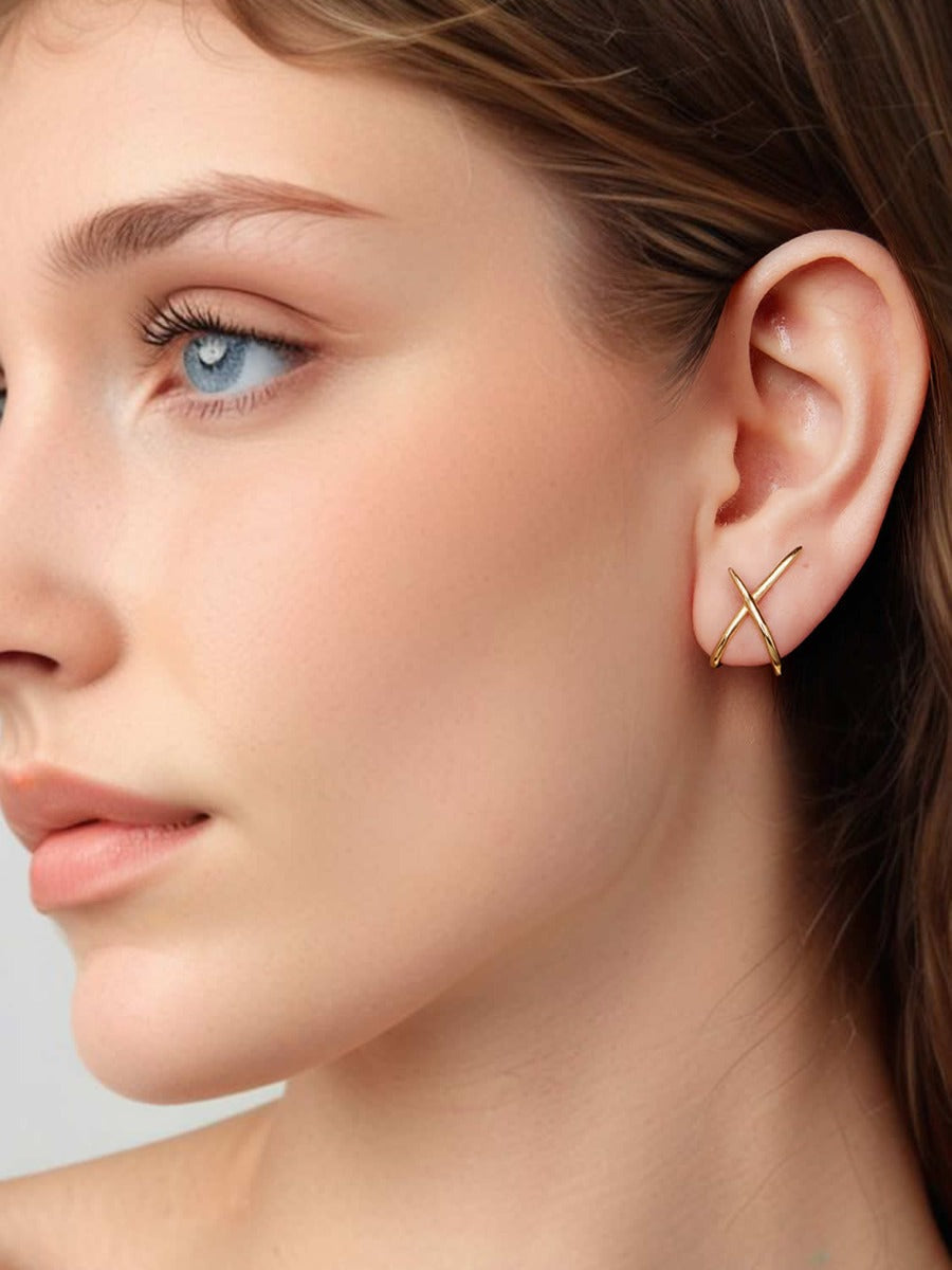 Cercei din Argint Gold Infinite Grace