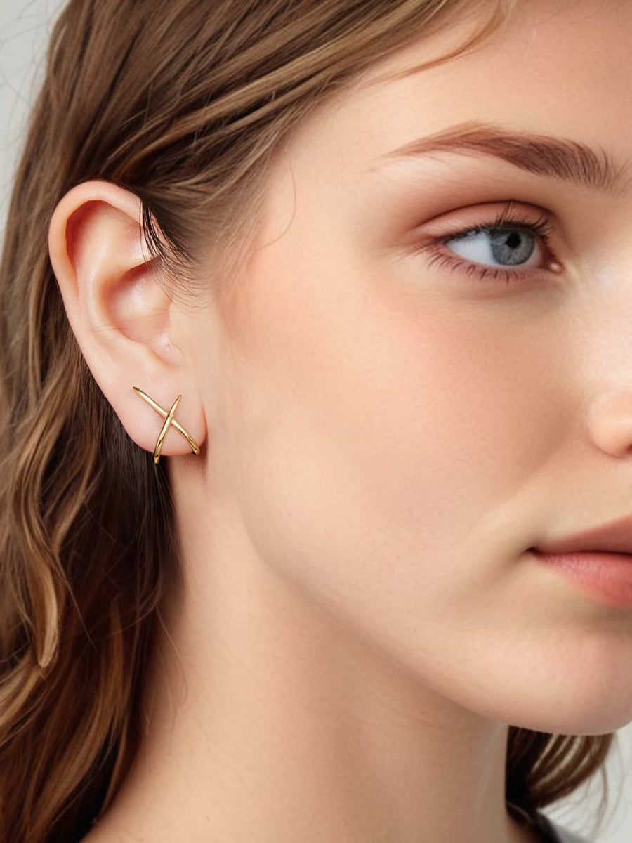 Cercei din Argint Gold Infinite Grace