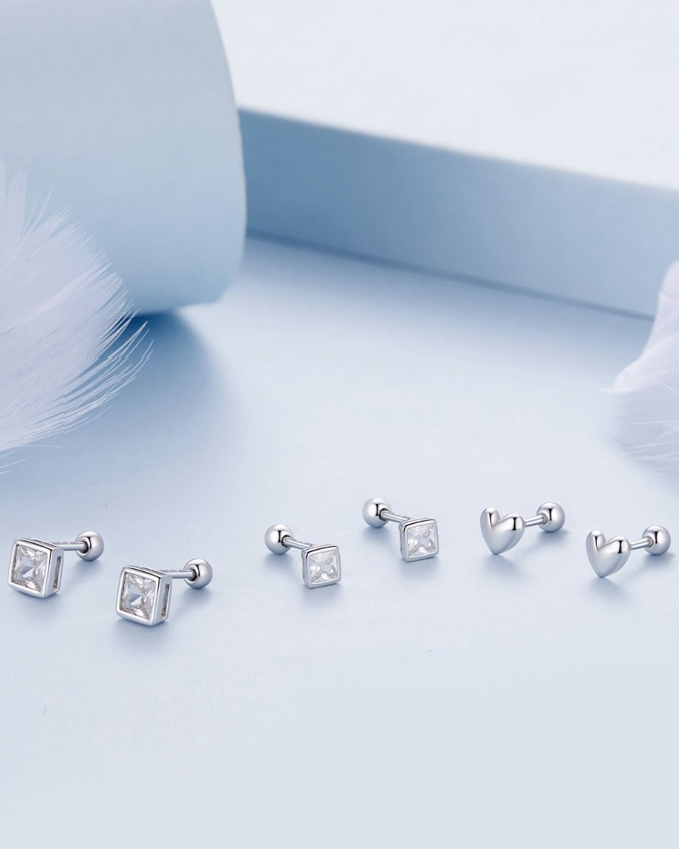 Cercei din Argint Set Versatile Elegance