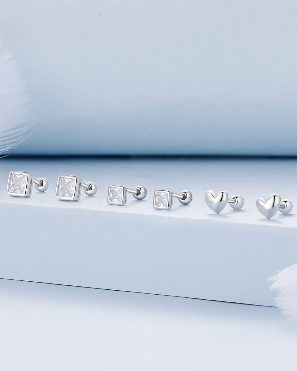 Cercei din Argint Set Versatile Elegance