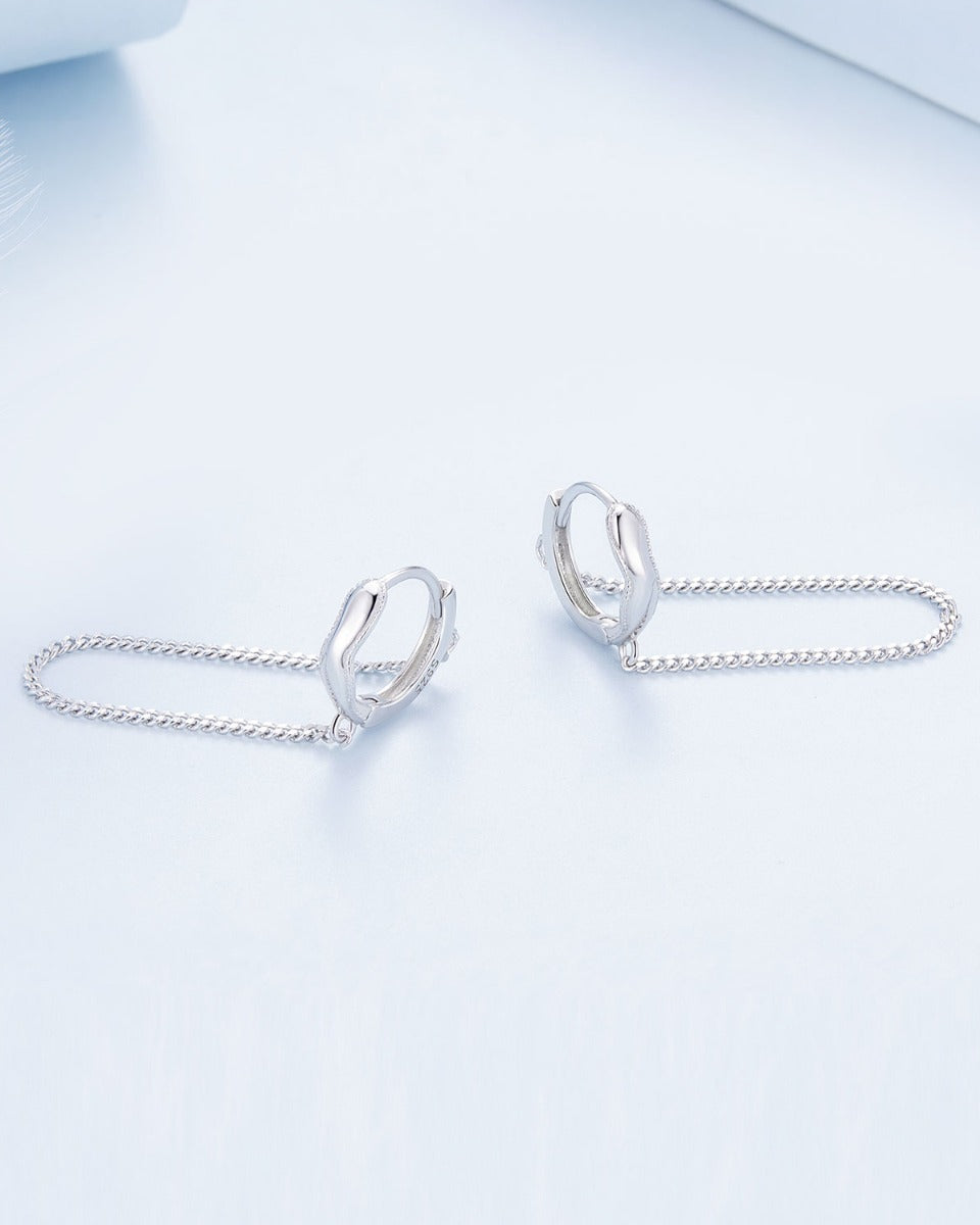 Cercei din Argint Circular Elegance