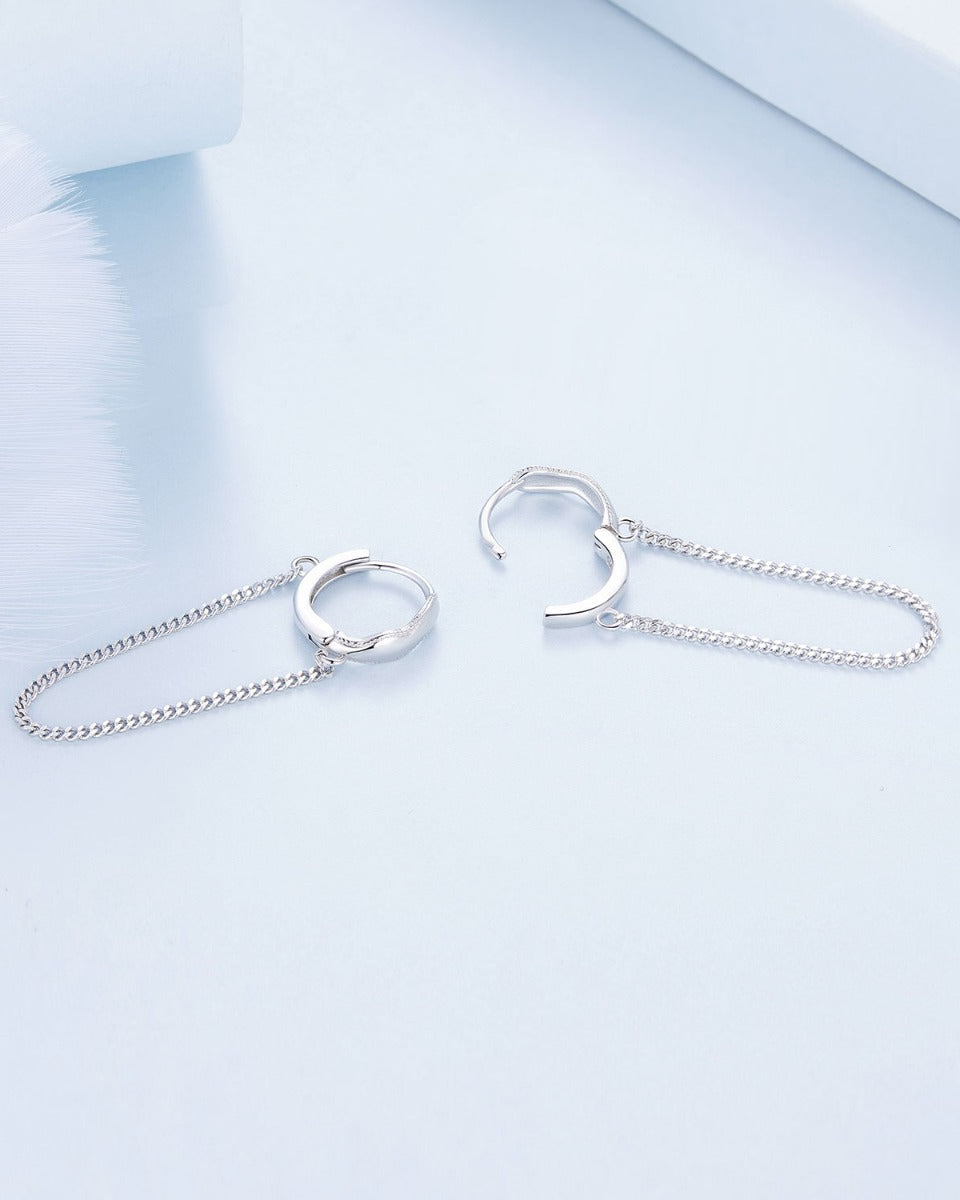 Cercei din Argint Circular Elegance