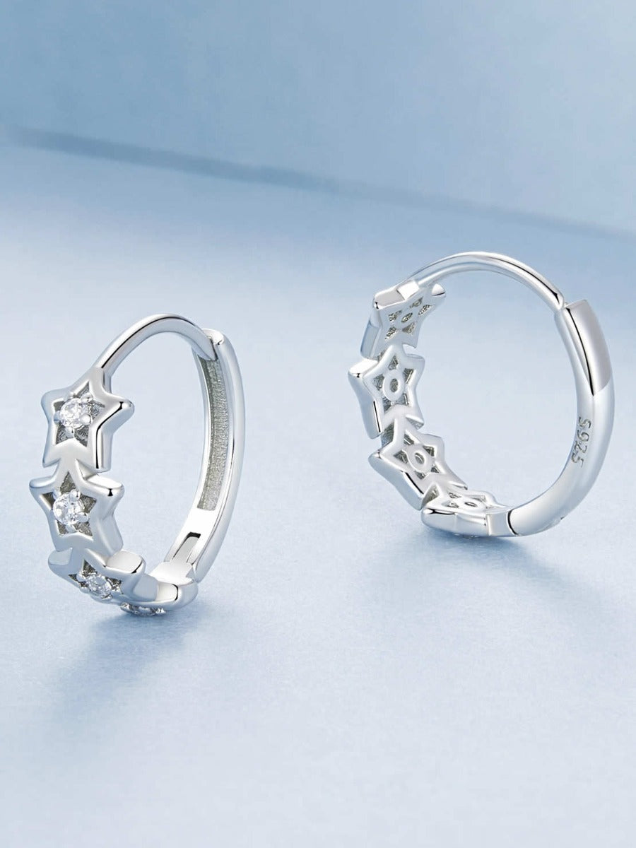 Cercei din Argint Stellar Shine