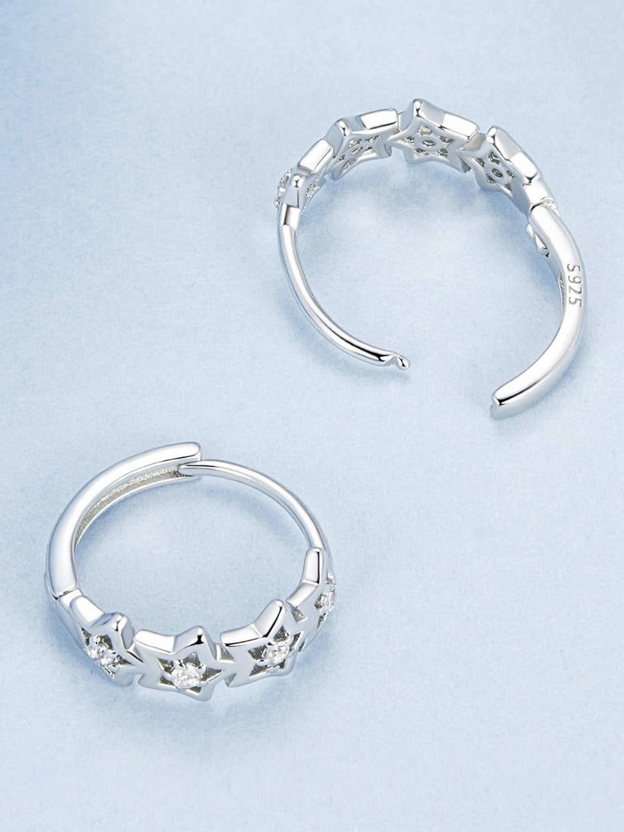 Cercei din Argint Stellar Shine