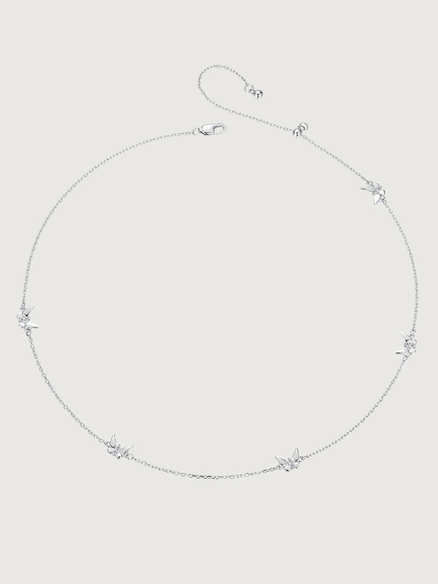 Colier din Argint Serenade of Butterflies