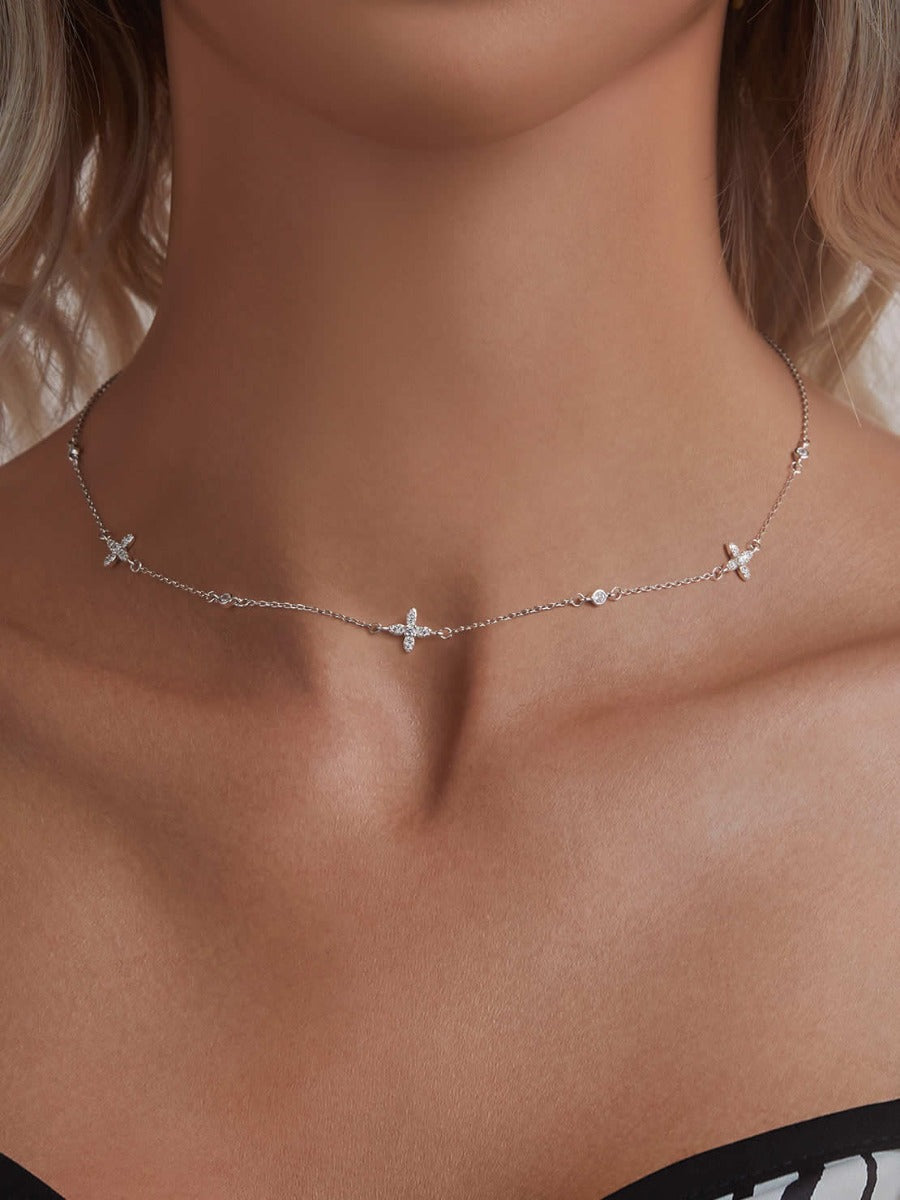 Colier din argint Stellar Grace