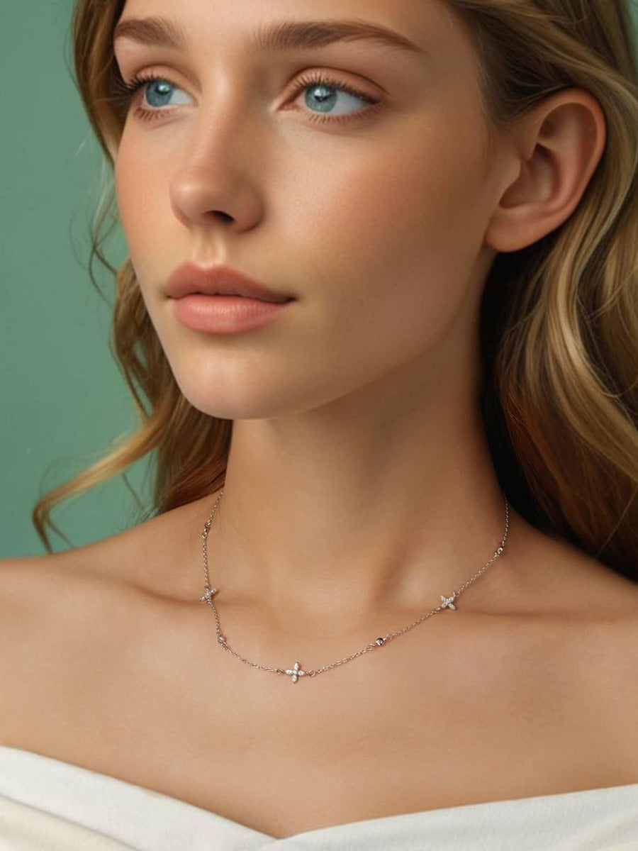 Colier din argint Stellar Grace