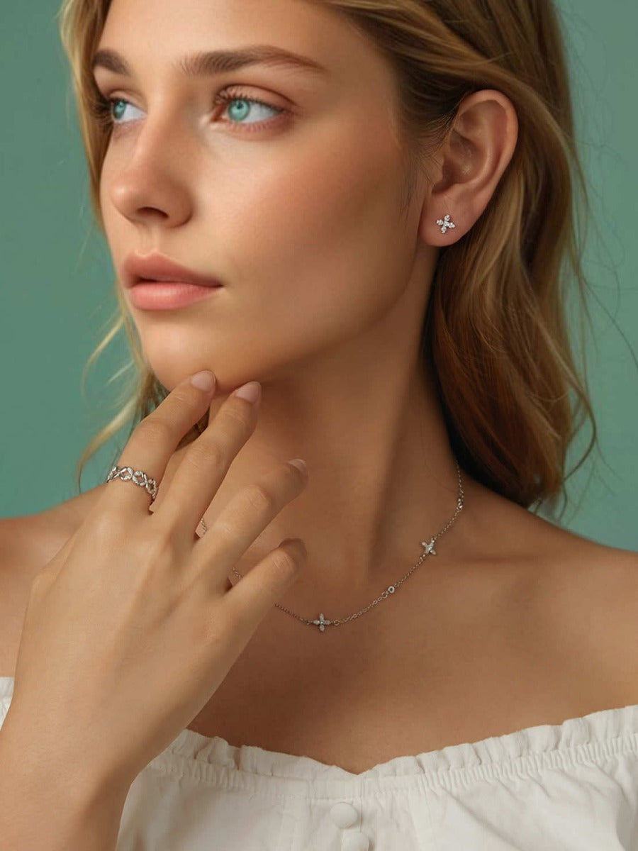 Colier din argint Stellar Grace